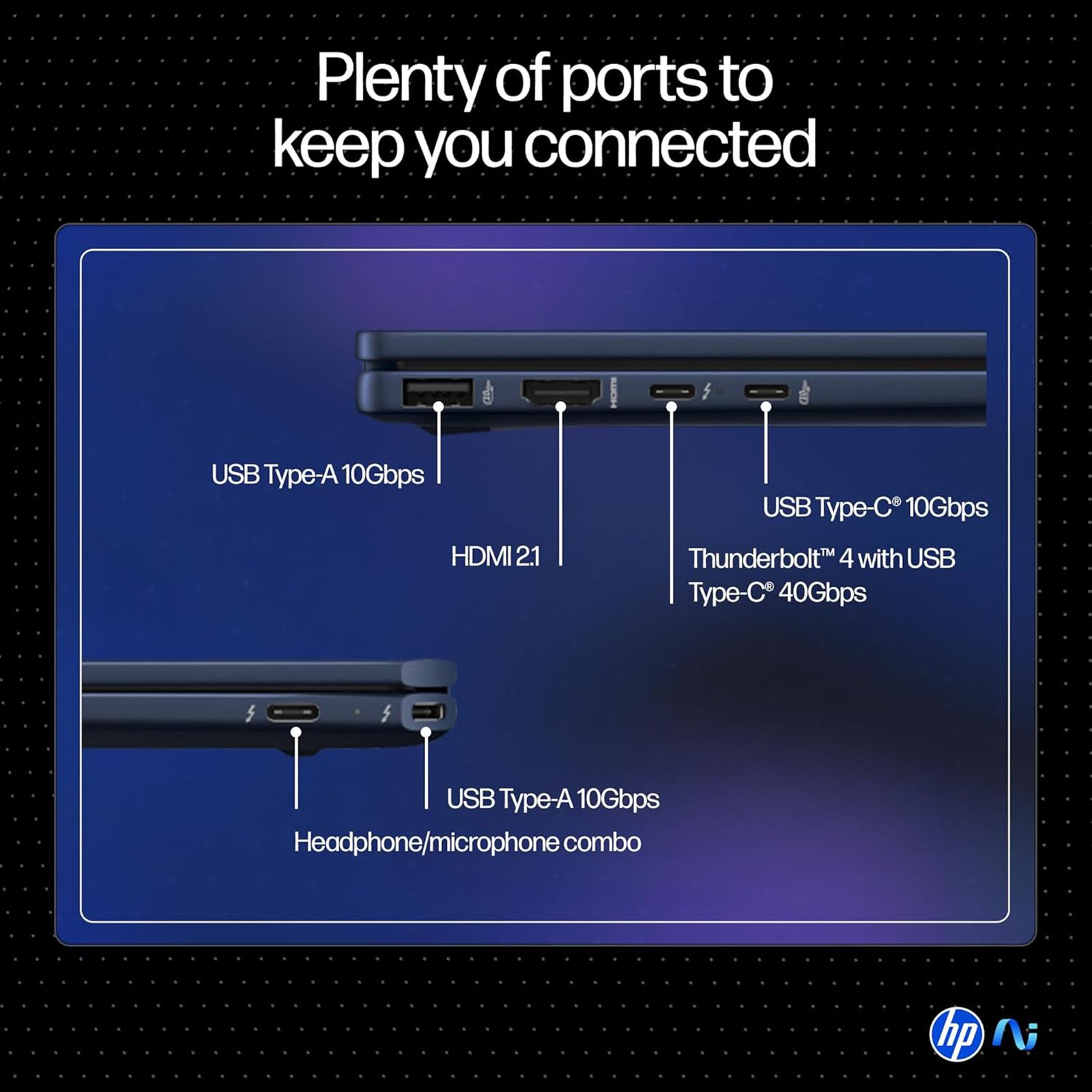 HP OmniBook X Flip Intel Core Ultra 7 Touchscreen Thin & Light Laptop (32GB, 1TB SSD, Windows 11 Home, 14 inch 3K OLED Display, MS Office Home 2024, Atmospheric Blue, 1.38 KG)_11