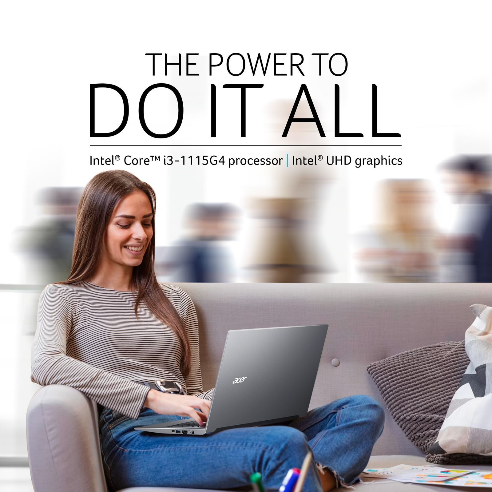 acer Aspire Lite AL15-52 Intel Core i3 12th Gen Thin & Light Laptop (8GB RAM, 512GB SSD, Windows 11 Home, 15.6 inch Full HD Display, MS Office, Steel Gray, 1.59 KG)_8