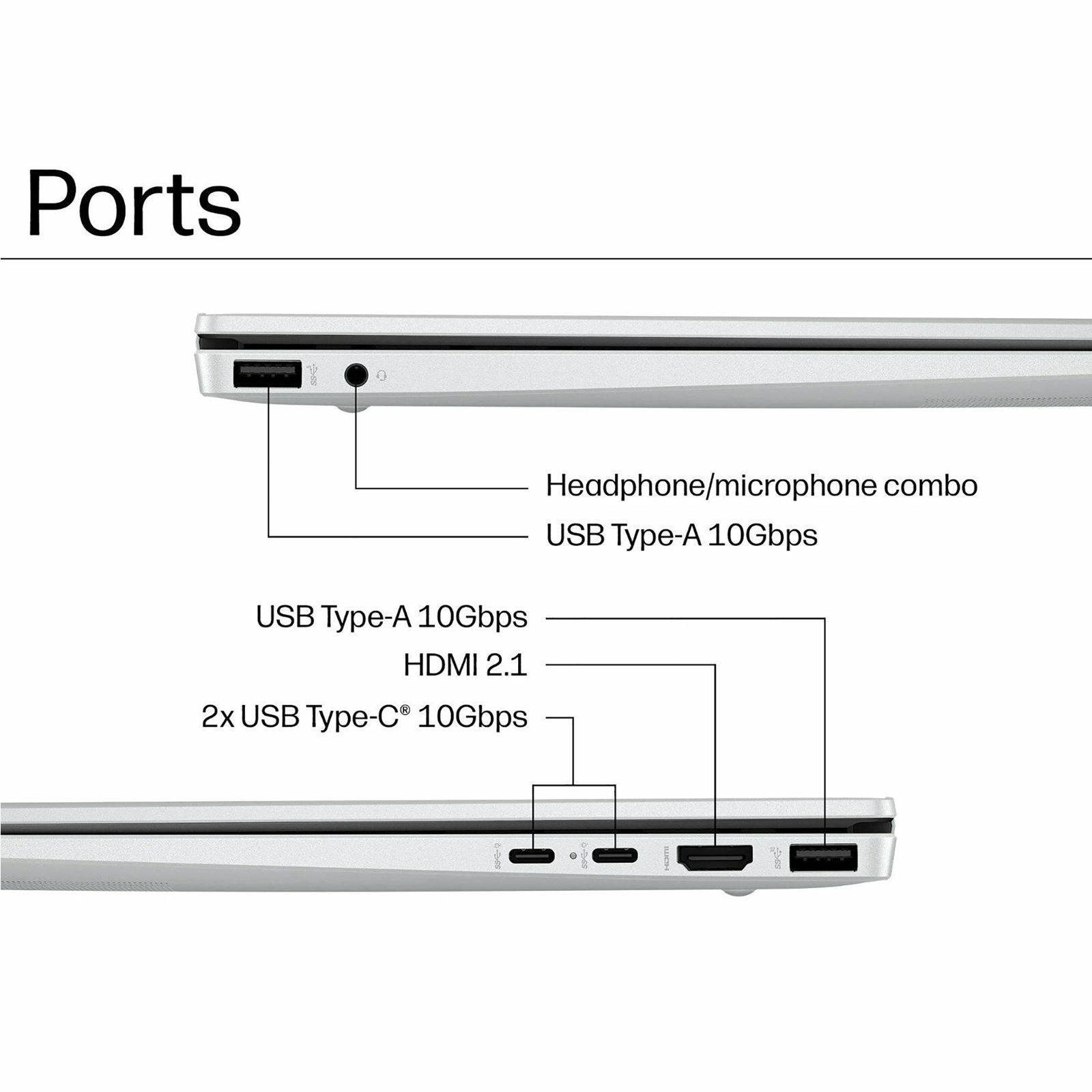 HP OmniBook 7 13-bg1456AU AMD Ryzen AI 7 Thin & Light Laptop (16GB, 512GB SSD, Windows 11 Home, 13.3 inch WQXGA IPS Display, MS Office Home 2024, Glacier Silver, 1 KG)_11