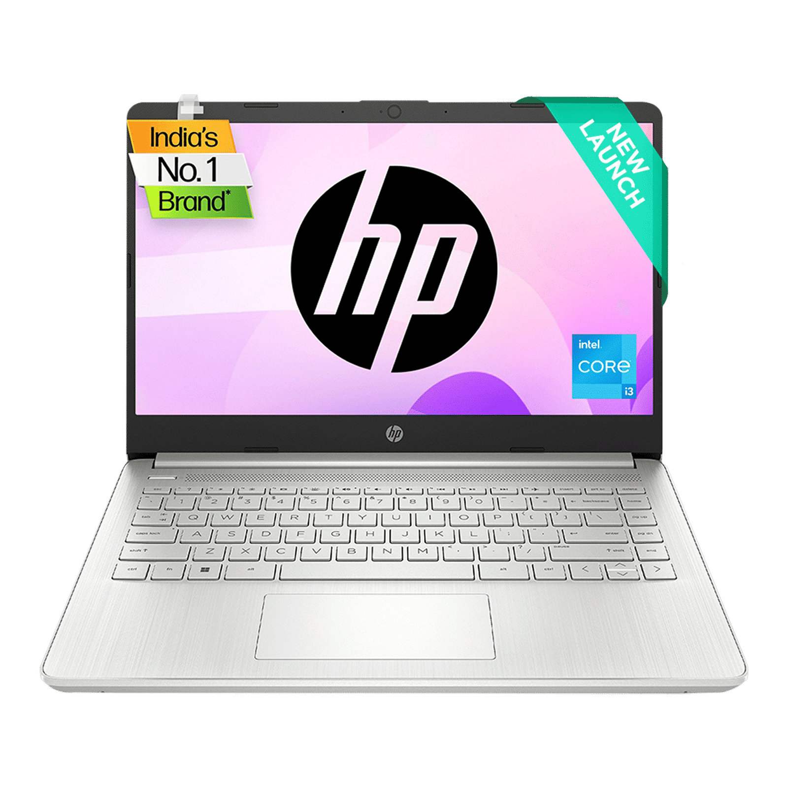 HP 14-ep0294TU Intel Core i3 13th Gen Laptop (8GB, 512GB SSD, Windows 11 Home, 14 inch Full HD Display, MS Office 2024, Natural Silver, 1.4 KG)