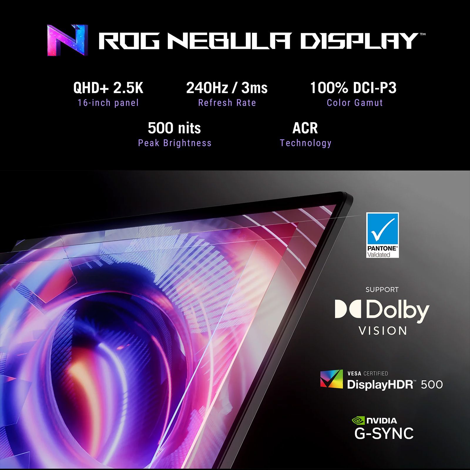 ASUS ROG Strix G16 G615LR-S5190WS Intel Core Ultra 9 Gaming Laptop (32GB, 1TB SSD, Windows 11 Home, 12GB Graphics, 16 inch 240 Hz 2.5K WQXGA Display, NVIDIA GeForce RTX 5070Ti, MS Office Home 2024, Eclipse Gray, 2.65 KG)_11