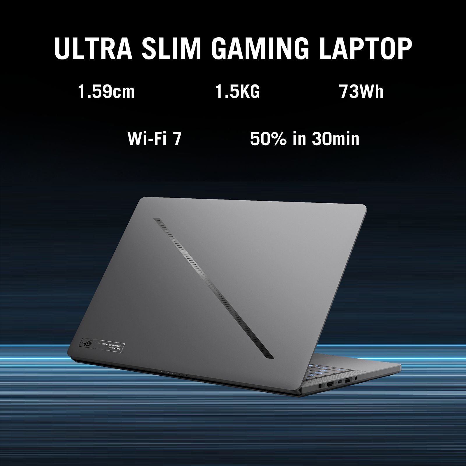 ASUS ROG Zephyrus G14 GA403WR-QS123WS AMD Ryzen AI 9 Gaming Laptop (32GB, 2TB SSD, Windows 11 Home, 12GB Graphics, 14 inch 120Hz 3K OLED Display, NVIDIA GeForce RTX 5070 Ti, MS Office Home 2024, Eclipse Gray, 1.57 KG)_6