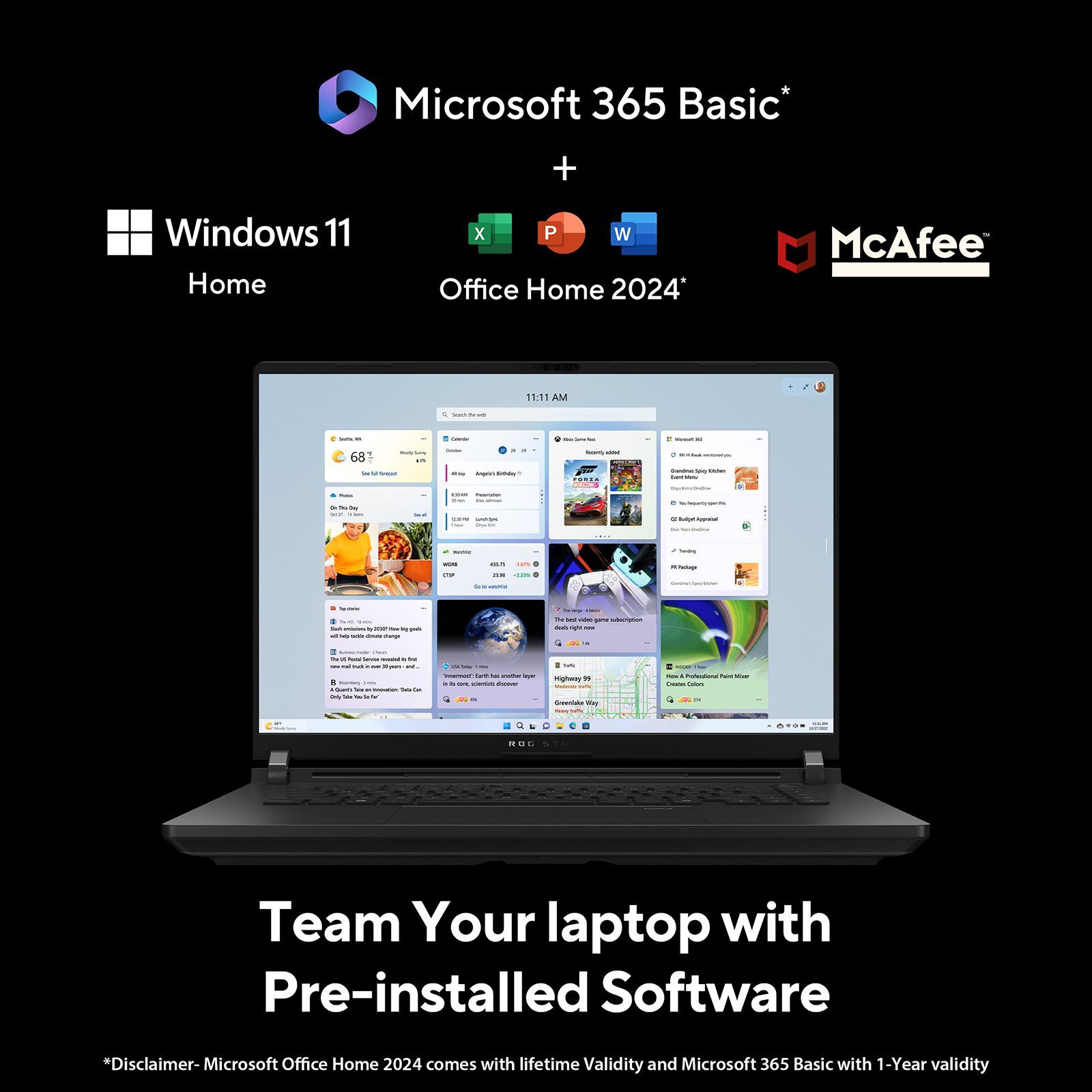 ASUS ROG Strix SCAR 16 G635LX-RW158WS Intel Core Ultra 9 Gaming Laptop (32GB, 2TB SSD, Windows 11 Home, 24GB Graphics, 16 inch 240 Hz 2.5K WQXGA Mini LED Display, NVIDIA GeForce RTX 5090, MS Office Home 2024, Off Black, 2.8 KG)_21