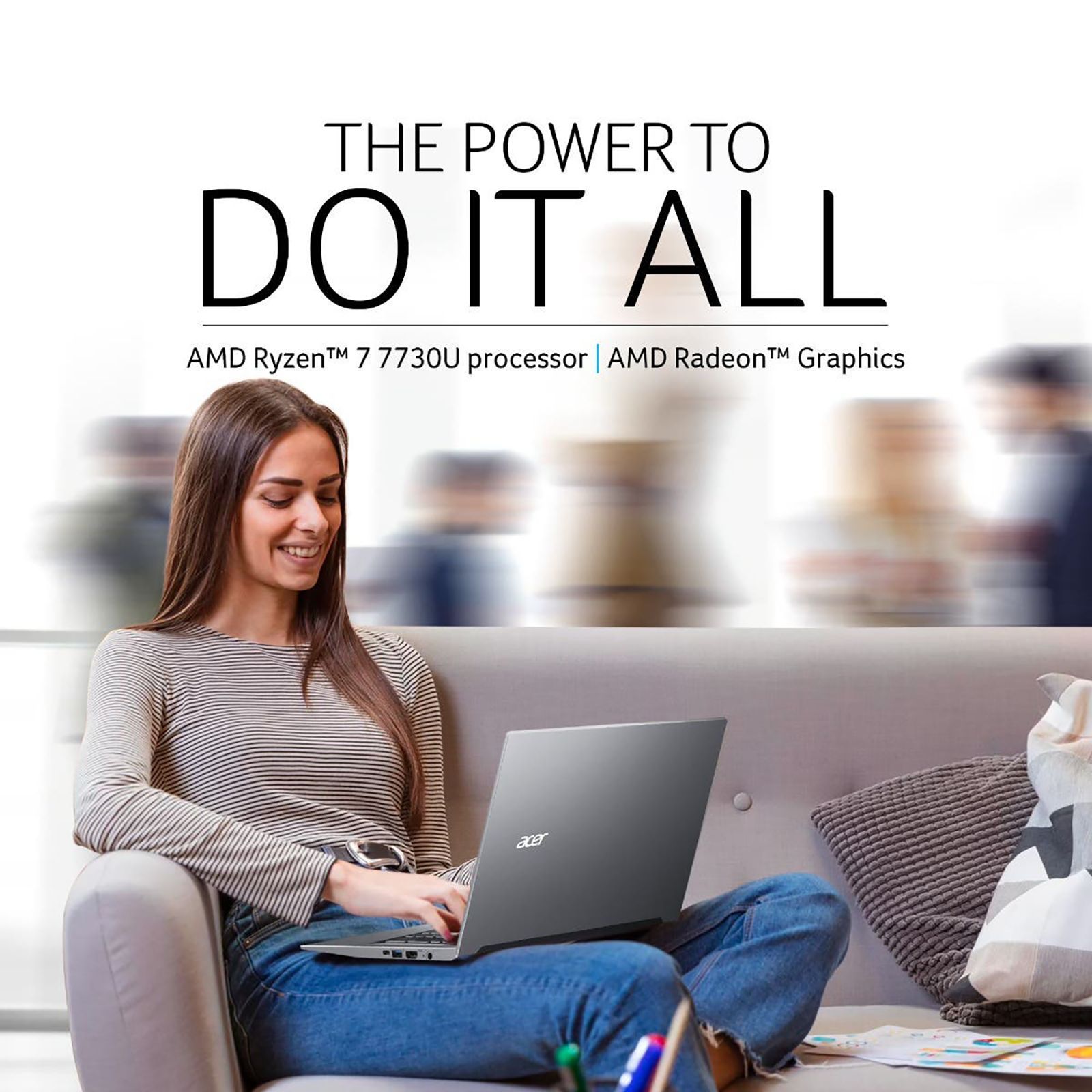 acer Aspire Lite AMD Ryzen 7 Laptop (16GB, 512GB SSD, Windows 11, 15.6 inch Full HD Display, MS Office, Steel Gray, 1.59 KG)_12