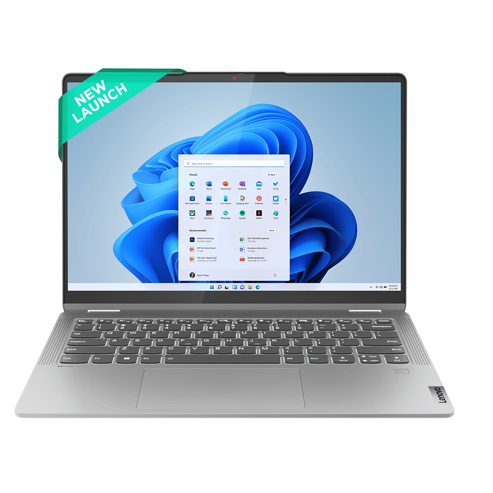 Lenovo IdeaPad Flex 5 14ABR8 AMD Ryzen 7 Touchscreen 2-in-1 Laptop (16GB, 512GB SSD, Windows 11 Home, 14 inch WUXGA IPS Display, MS Office Home 2024, 1.55 KG)