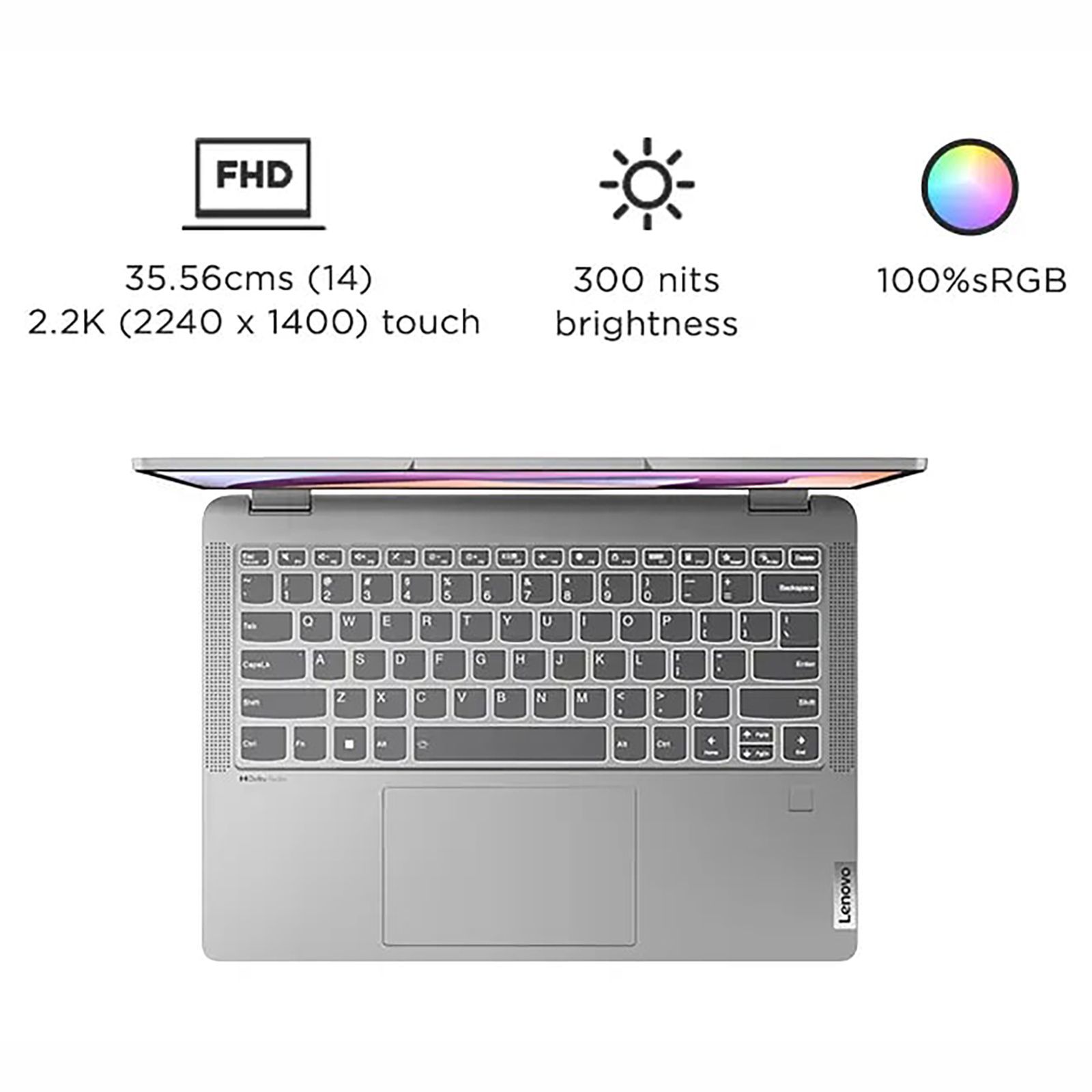 Lenovo IdeaPad Flex 5 14ABR8 AMD Ryzen 7 Touchscreen 2-in-1 Laptop (16GB, 512GB SSD, Windows 11 Home, 14 inch WUXGA IPS Display, MS Office Home 2024, 1.55 KG)_16
