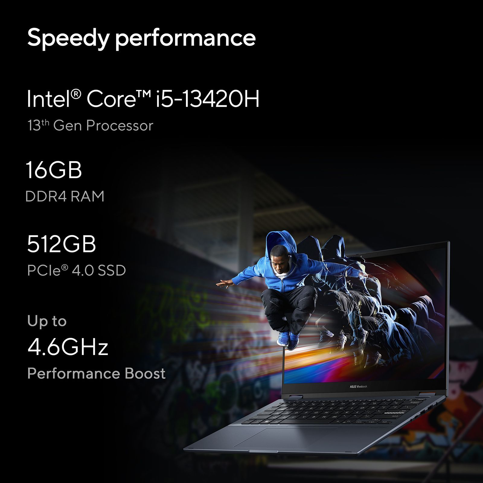 ASUS Vivobook S14 Flip TP3402VAO-LZ619WS Intel Core i5 13th Gen Touchscreen 2-in-1 Laptop (16GB, 512GB SSD, Windows 11 Home, 14 inch WUXGA IPS Display, MS Office Home 2024, Quiet Blue, 1.50 KG)_9