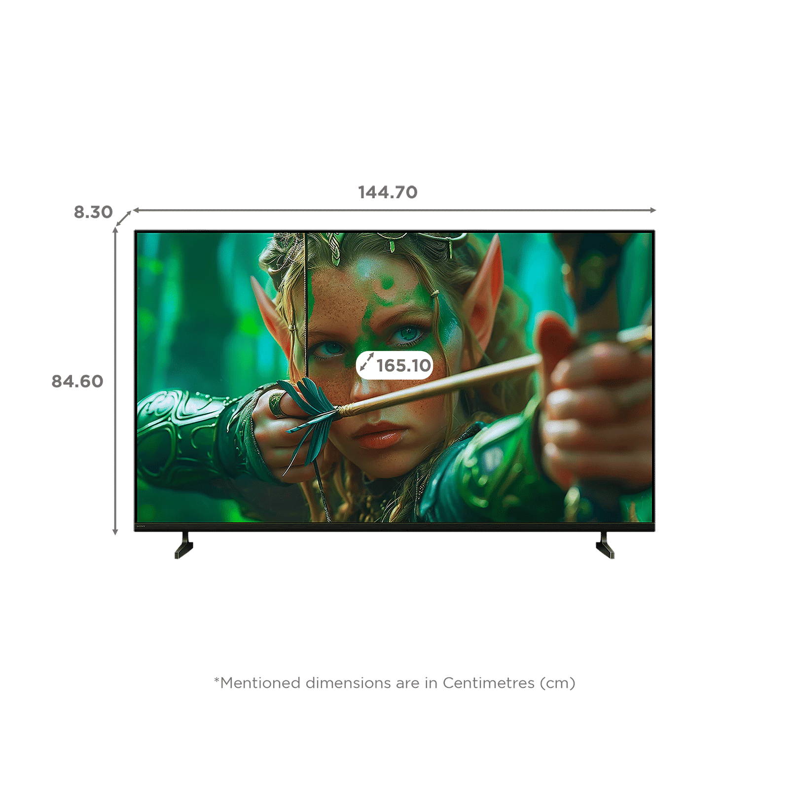 SONY BRAVIA 2 165.1 cm (65 inch) 4K Ultra HD LED Smart Google TV with Built- in Chromecast (2025 model)_2