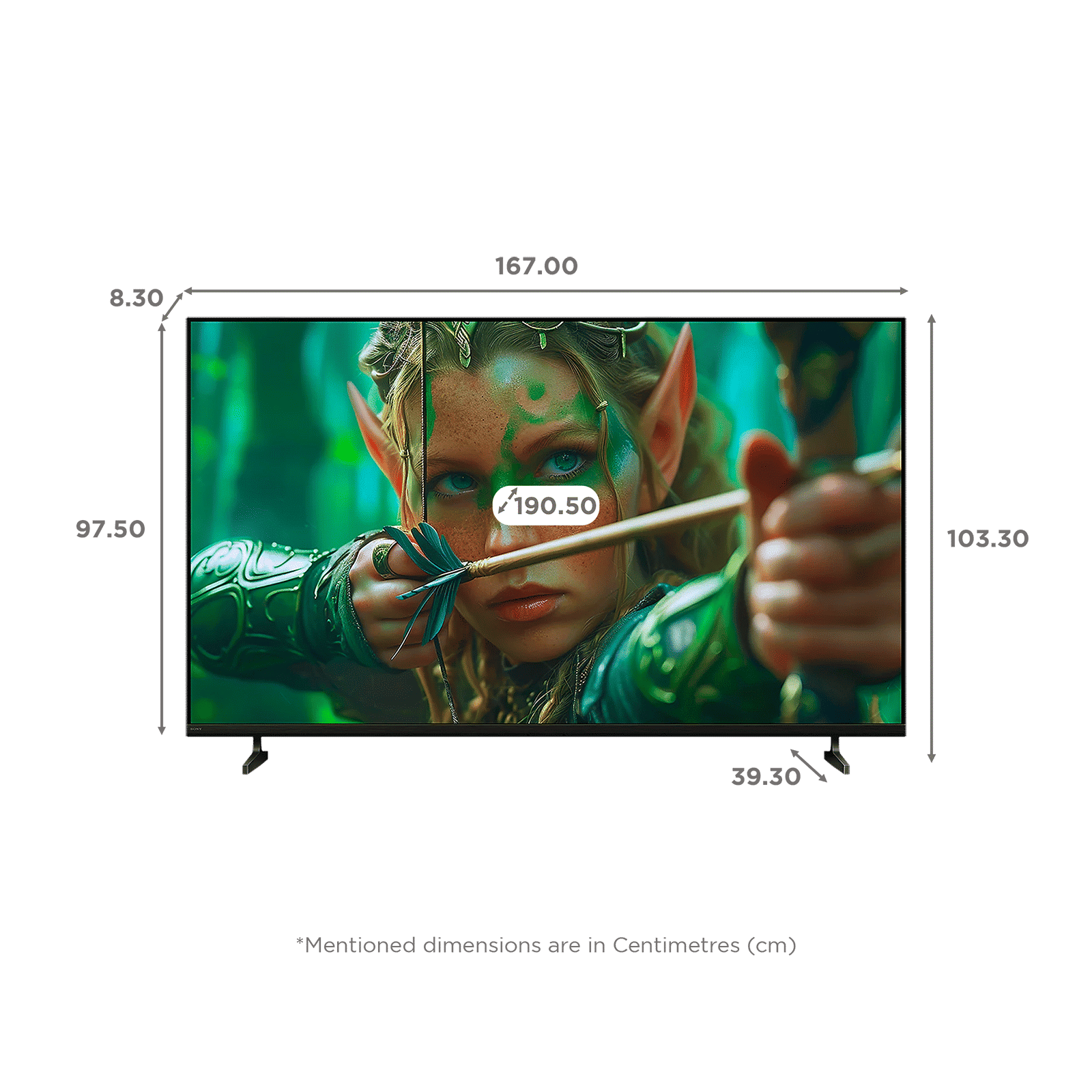 SONY BRAVIA 2 II 190.5 cm (75 inch) 4K Ultra HD LED Smart Google TV with Built- in Chromecast (2025 model) SONY BRAVIA 2 II 190.5 cm (75 inch) 4K Ultra HD LED Smart Google TV with Built- in Chromecast (2025 model)_2