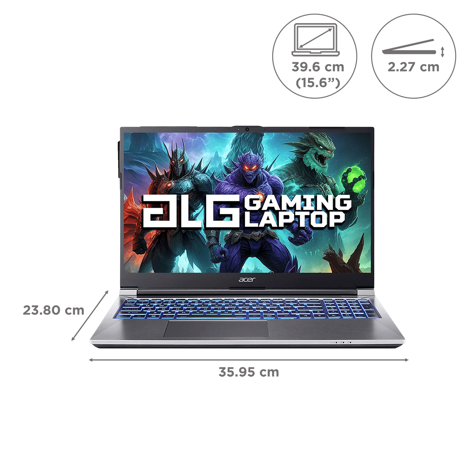 acer Aspire ALG AL15G-53 Intel Core i7 13th Gen Gaming Laptop (16GB, 512GB SSD, Windows 11 Home, 6GB Graphics, 15.6 inch 144 Hz Full HD Display, NVIDIA GeForce RTX 3050, MS Office, Steel Gray, 1.99 KG) acer Aspire ALG AL15G-53 Intel Core i7 13th Gen Gaming Laptop (16GB, 512GB SSD, Windows 11 Home, 6GB Graphics, 15.6 inch 144 Hz Full HD Display, NVIDIA GeForce RTX 3050, MS Office, Steel Gray, 1.99 KG)_2