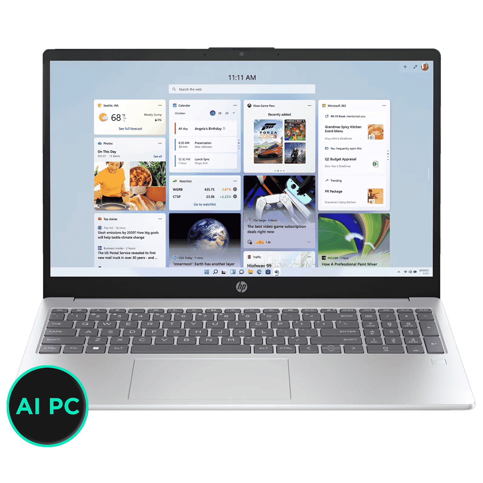 HP 15-hr1000TU Intel Core Ultra 5 Thin & Light Laptop (16GB, 512GB SSD, Windows 11 Home, 15.6 inch Full HD Display, Natural Silver, 1.65 KG) HP 15-hr1000TU Intel Core Ultra 5 Thin & Light Laptop (16GB, 512GB SSD, Windows 11 Home, 15.6 inch Full HD Display, Natural Silver, 1.65 KG)_1