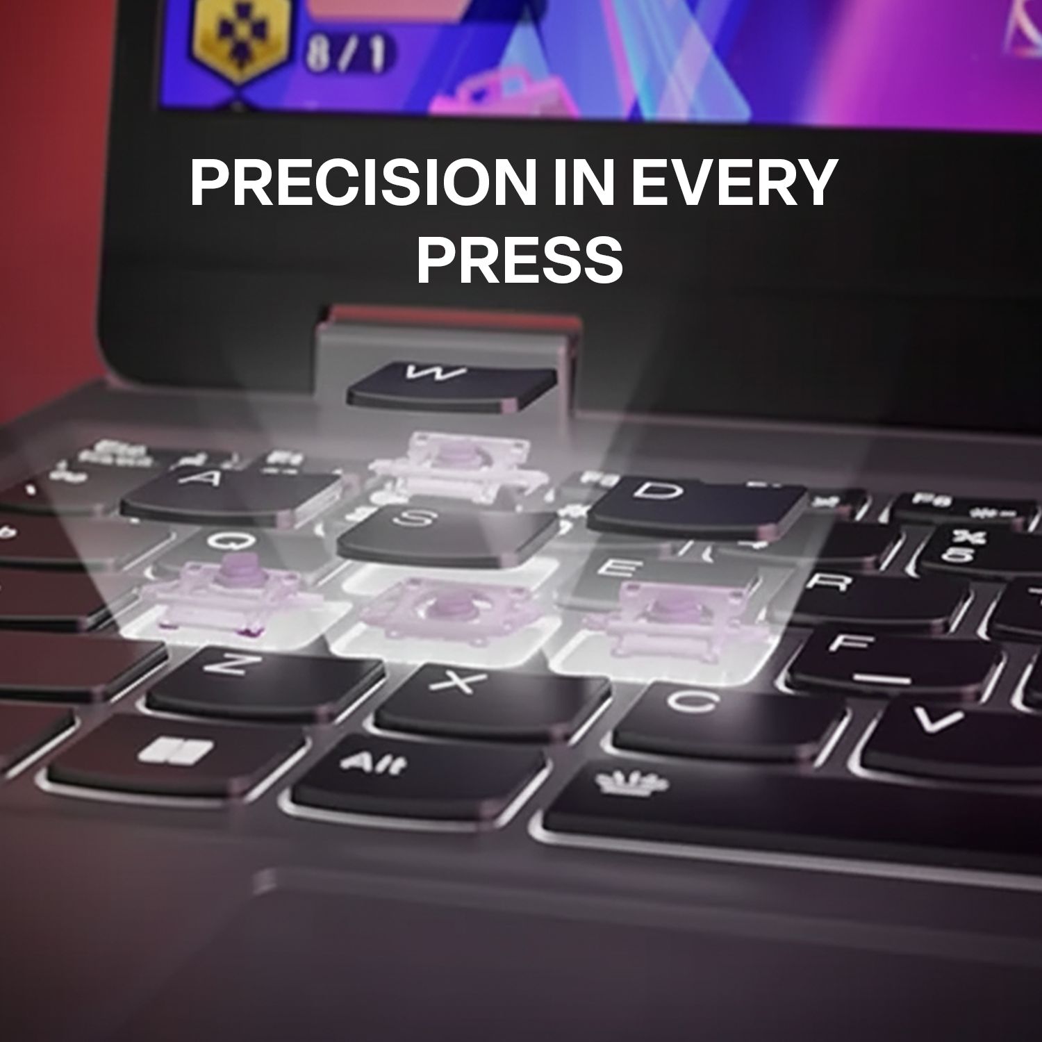 Lenovo LOQ 15ARP9 AMD Ryzen 5 Gaming Laptop (24GB, 512GB SSD, Windows 11 Home, 4GB Graphics, 15.6 inch 144 Hz Full HD IPS Display, NVIDIA GeForce RTX 3050A, MS Office Home 2024, Luna Grey, 2.38 KG)_16