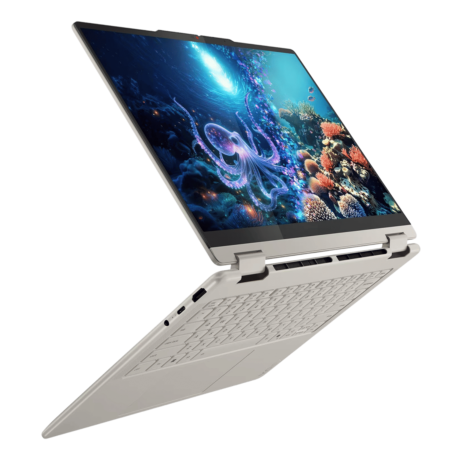 Lenovo Yoga 7 14ILL10 Intel Core Ultra 5 Touchscreen 2-in-1 Laptop (16GB, 1TB SSD, Windows 11 Home, 14 inch WUXGA OLED Display, MS Office 2024, Seashell, 1.38 KG)_9