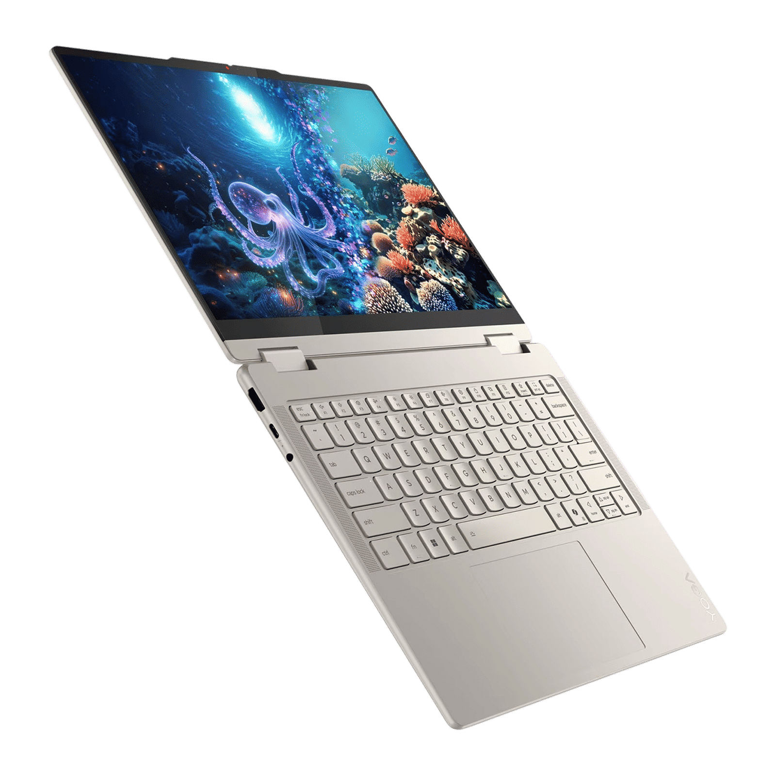 Lenovo Yoga 7 14ILL10 Intel Core Ultra 7 Touchscreen 2-in-1 Laptop (16GB, 1TB SSD, Windows 11 Home, 14 inch WUXGA OLED Display, MS Office 2024, Seashell, 1.38 KG)_8