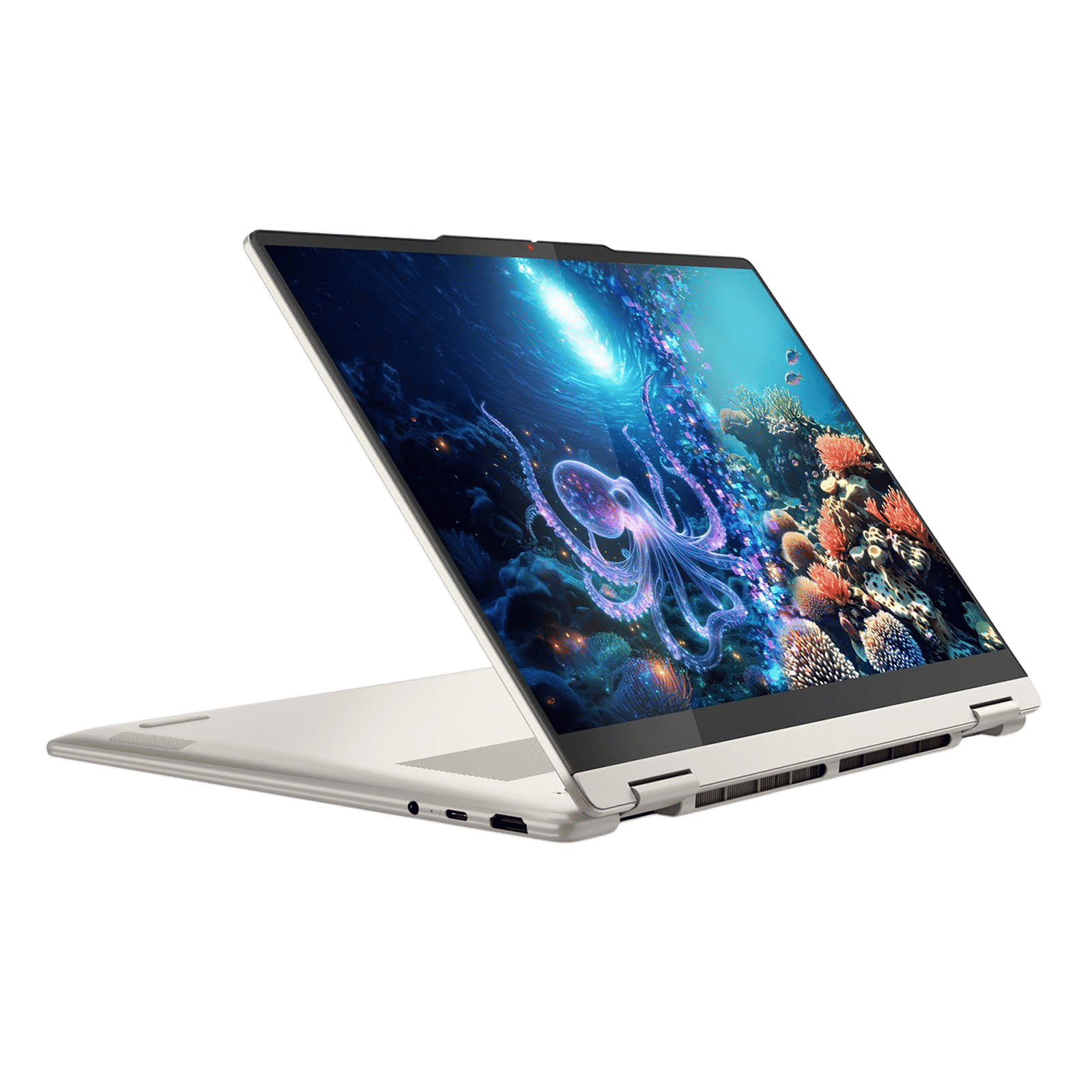 Lenovo Yoga 7 14ILL10 Intel Core Ultra 7 Touchscreen 2-in-1 Laptop (32GB, 1TB SSD, Windows 11 Home, 14 inch 2.8K WQXGA Plus OLED Display, MS Office 2024, Seashell, 1.38 KG)_10