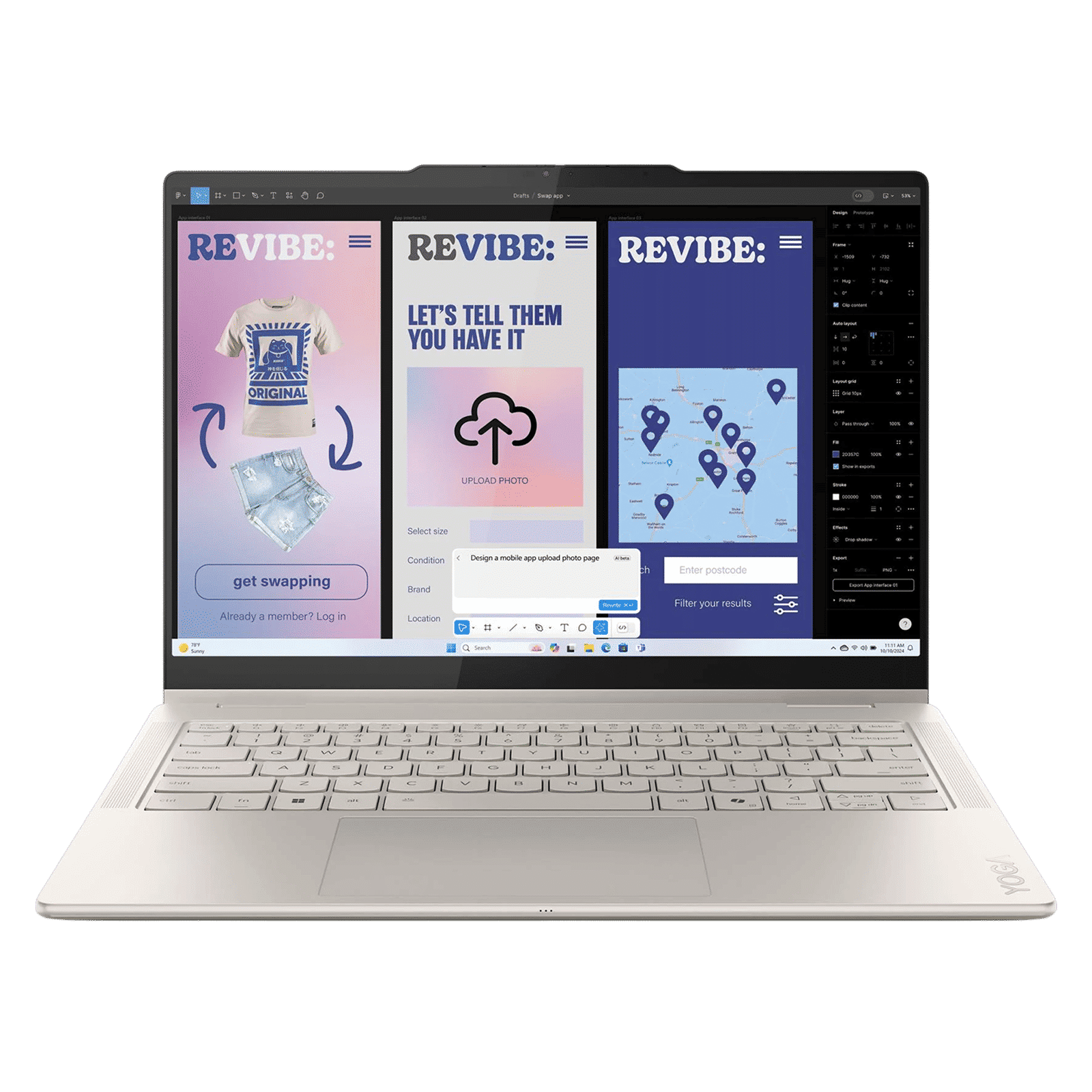 Lenovo Yoga 7 14ILL10 Intel Core Ultra 7 Touchscreen 2-in-1 Laptop (32GB, 1TB SSD, Windows 11 Home, 14 inch 2.8K WQXGA Plus OLED Display, MS Office 2024, Seashell, 1.38 KG)_15