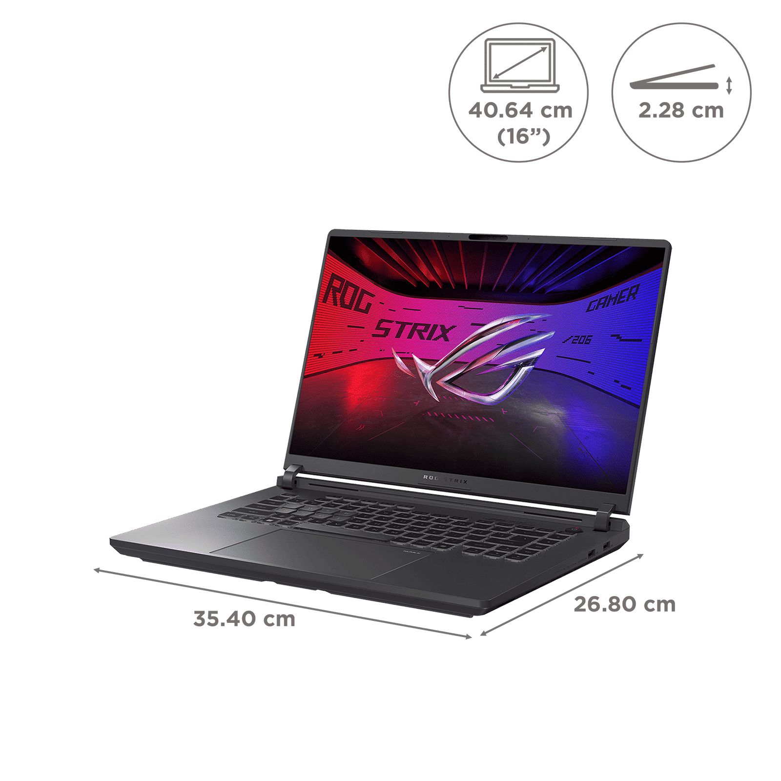 ASUS ROG Strix G16 G615JHR-S5005WS Intel Core i7 14th Gen Gaming Laptop (16GB, 1TB SSD, Windows 11 Home, 8GB Graphics, 16 inch 240 Hz 2.5K WQXGA Display, NVIDIA GeForce RTX 5050, MS Office Home 2024, Eclipse Gray, 2.65 KG)_2