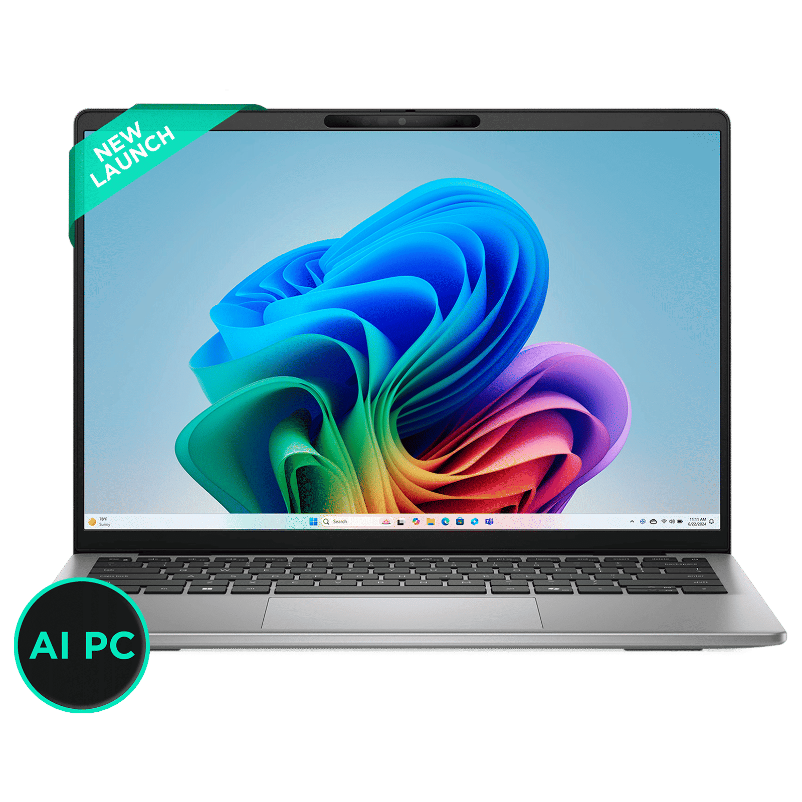 Dell Inspiron Qualcomm Snapdragon X Plus Laptop (16GB, 512GB SSD, Windows 11 Home, 14 inch Full HD IPS Display, MS Office Home & Student 2021, Titan Grey, 1.53 KG)
