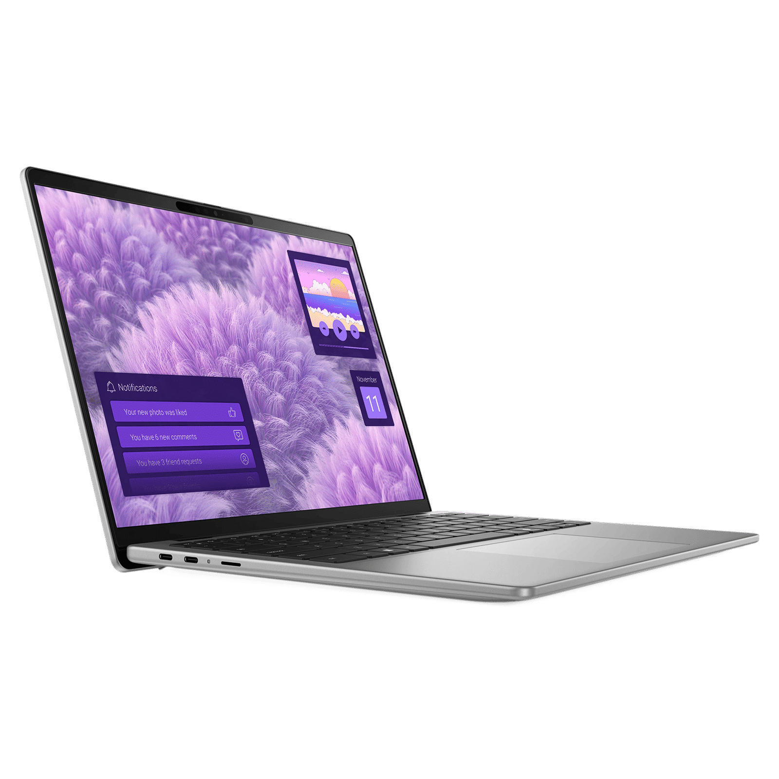 Dell Inspiron Qualcomm Snapdragon X Plus Laptop (16GB, 512GB SSD, Windows 11 Home, 14 inch Full HD IPS Display, MS Office Home & Student 2021, Titan Grey, 1.53 KG)_7