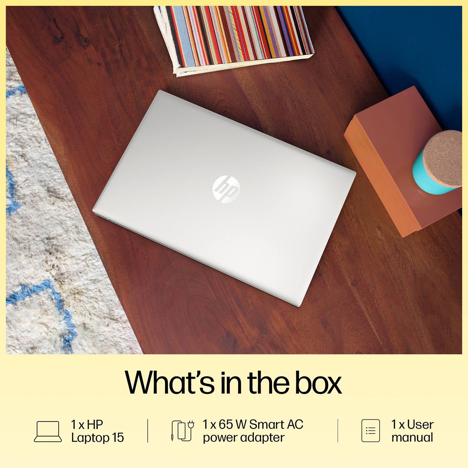 HP 15-fc0389AU AMD Ryzen 5 Thin & Light Laptop (16GB, 512GB SSD, Windows 11 Home, 15.6 inch Full HD Display, Natural Silver, 1.59 KG)_15