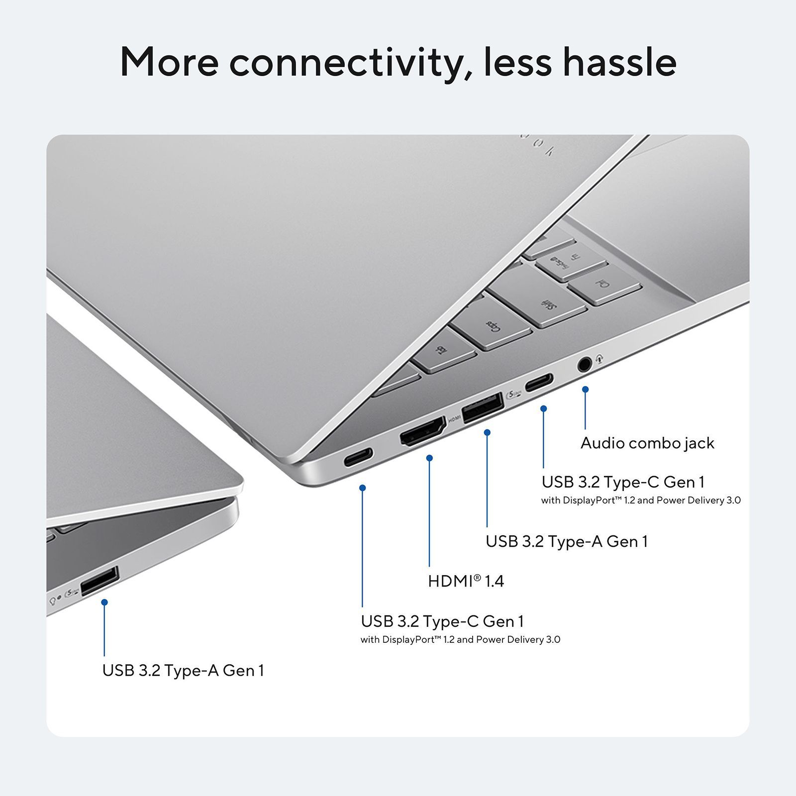 ASUS Vivobook S14 S3407CA-LY060WS Intel Core Ultra 5 Thin & Light Laptop (16GB, 512GB SSD, Windows 11, 14 inch WUXGA IPS Display, MS Office 2024, Cool Silver, 1.40 KG)_16