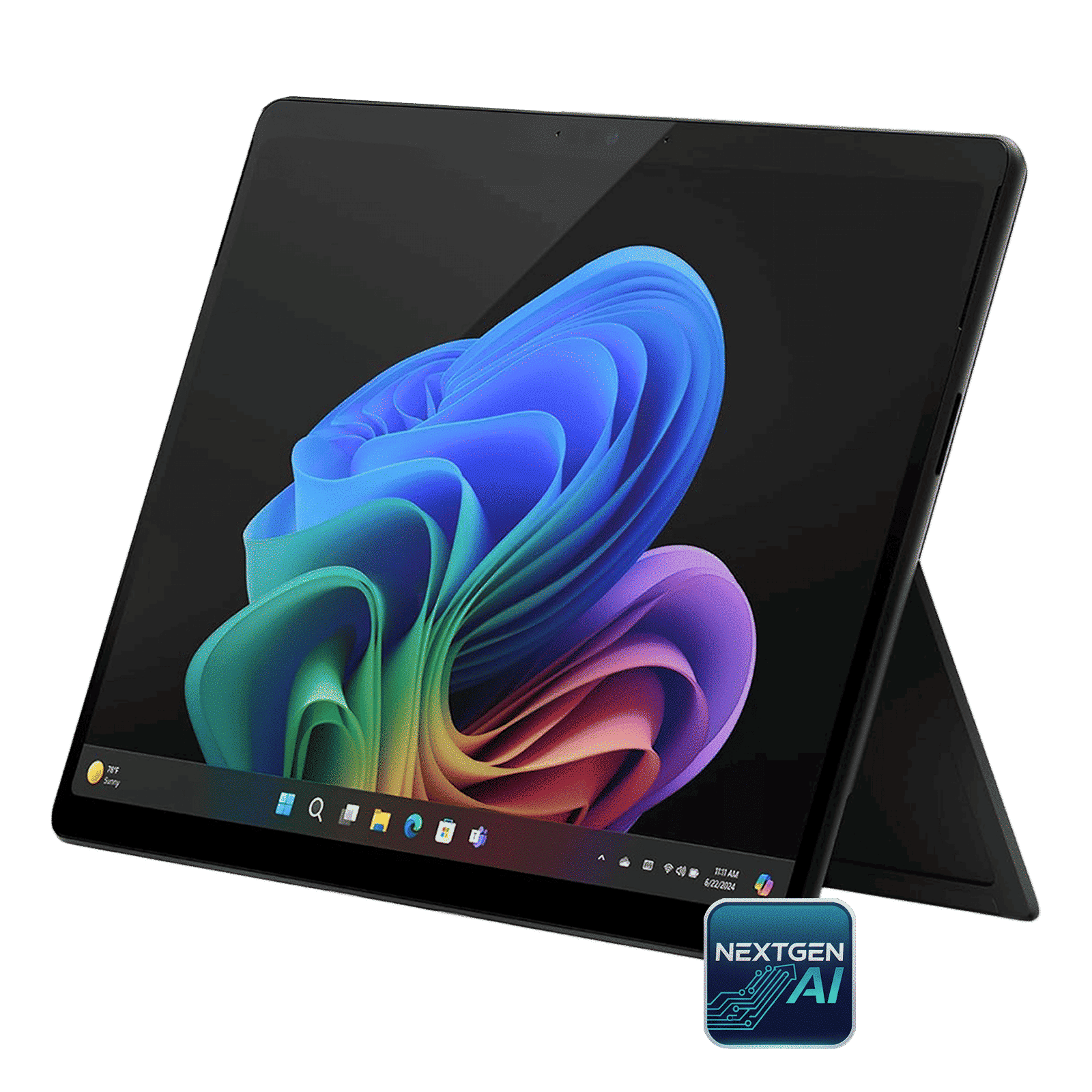 Microsoft Surface Pro 11th Edition Snapdragon X Plus Touchscreen 2-in-1 Laptop (16GB, 512GB SSD, Windows 11 Home, 13 inch LCD Display, Black, 0.89 KG)_1