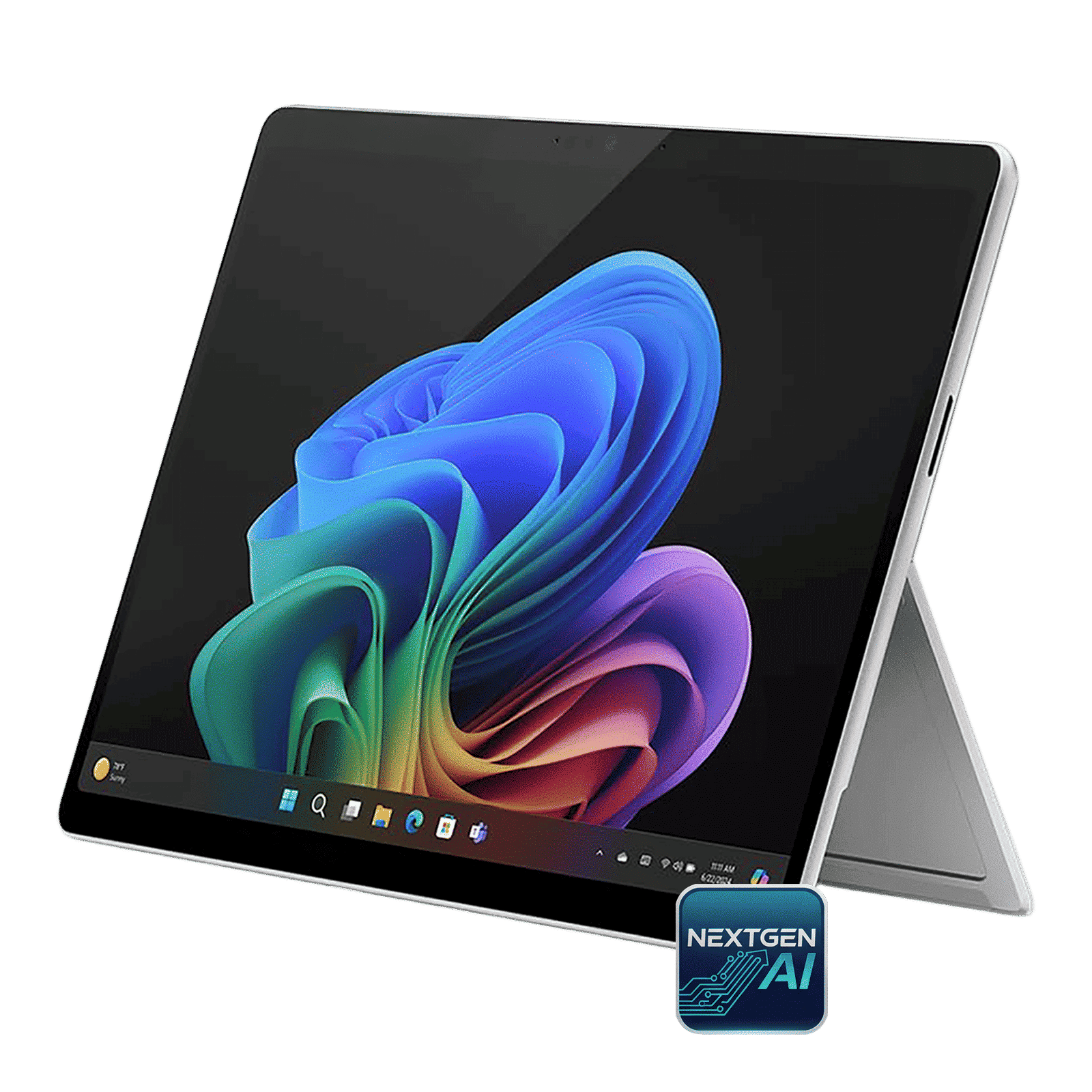 Microsoft Surface Pro 11th Edition Snapdragon X Plus Touchscreen 2-in-1 Laptop (16GB, 512GB SSD, Windows 11 Home, 13 inch LCD Display, Platinum, 0.89 KG)_1