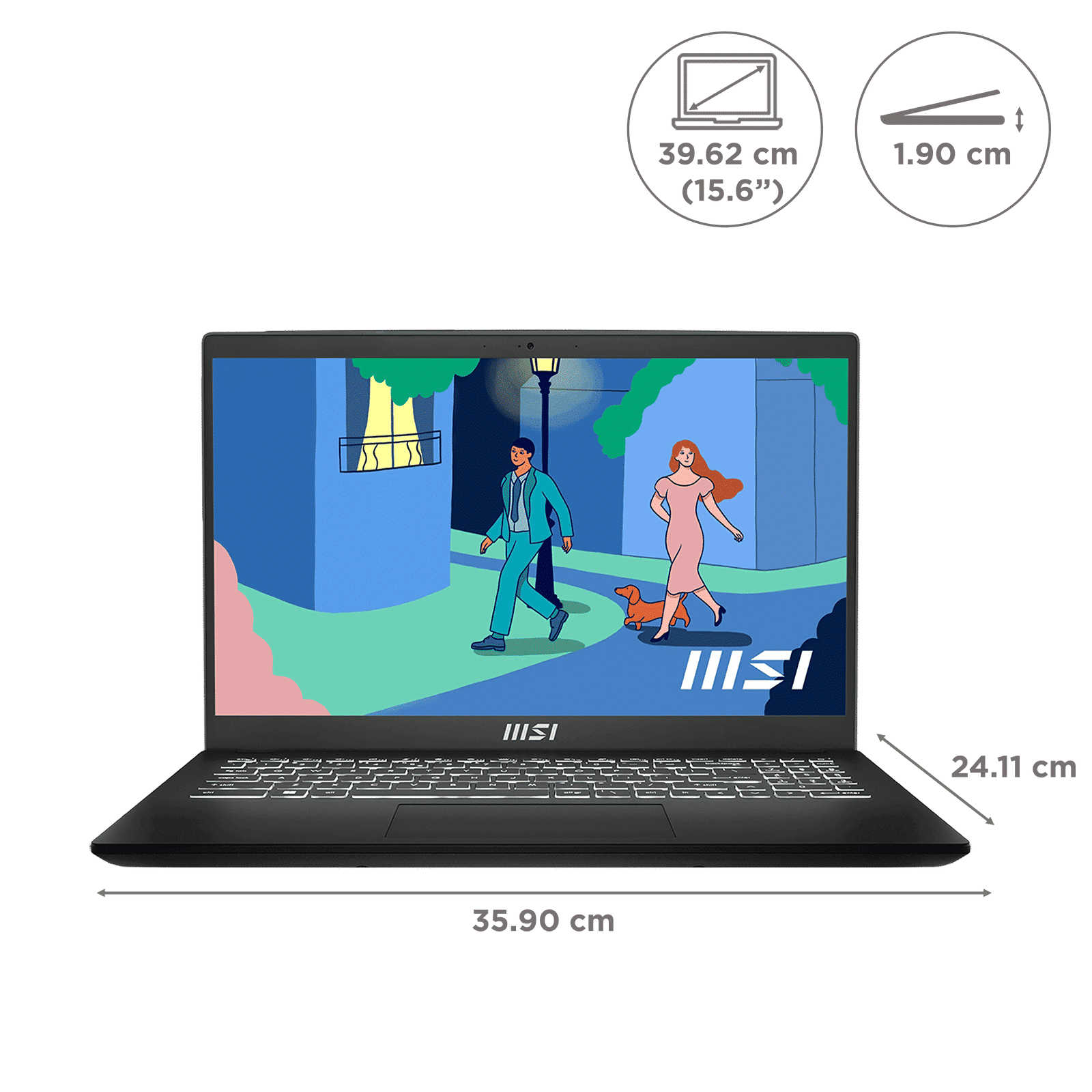 MSI Modern 15 B7M-479IN AMD Ryzen 7 Thin & Light Laptop (16GB, 512GB SSD, Windows 11 Home, 15.6 inch Full HD Display, MS Office Home, Classic Black, 1.75 KG) MSI Modern 15 B7M-479IN AMD Ryzen 7 Thin & Light Laptop (16GB, 512GB SSD, Windows 11 Home, 15.6 inch Full HD Display, MS Office Home, Classic Black, 1.75 KG)_2