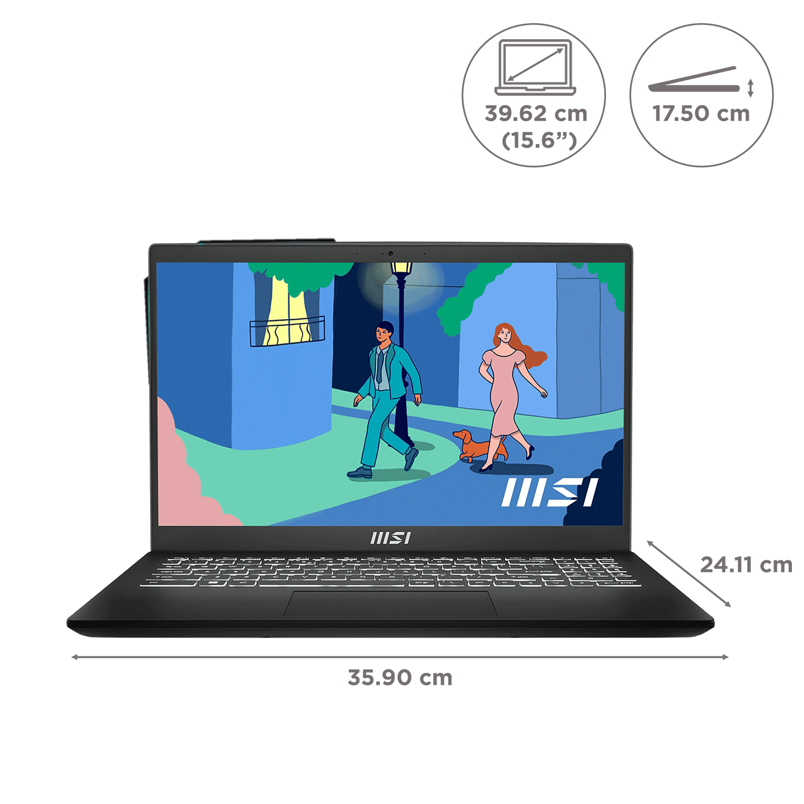 MSI Modern 15 B7M-480IN AMD Ryzen 5 Thin & Light Laptop (16GB, 512GB SSD, Windows 11 Home, 15.6 inch Full HD Display, MS Office Home, Classic Black, 1.75 KG) MSI Modern 15 B7M-480IN AMD Ryzen 5 Thin & Light Laptop (16GB, 512GB SSD, Windows 11 Home, 15.6 inch Full HD Display, MS Office Home, Classic Black, 1.75 KG)_2