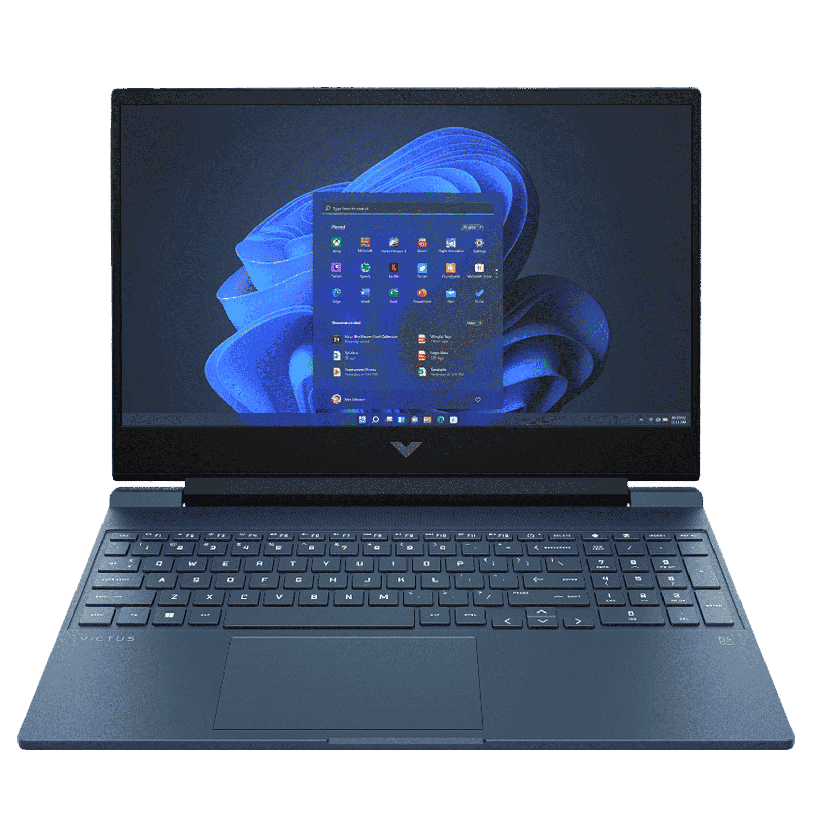 HP Victus 15-fb3124AX AMD Ryzen 7 Gaming Laptop (16GB, 512GB SSD, Windows 11 Home, 6GB Graphics, 15.6 inch 144 Hz Full HD Display, NVIDIA GeForce RTX 4050, MS Office Home 2024, Performance Blue, 2.29 KG)_1
