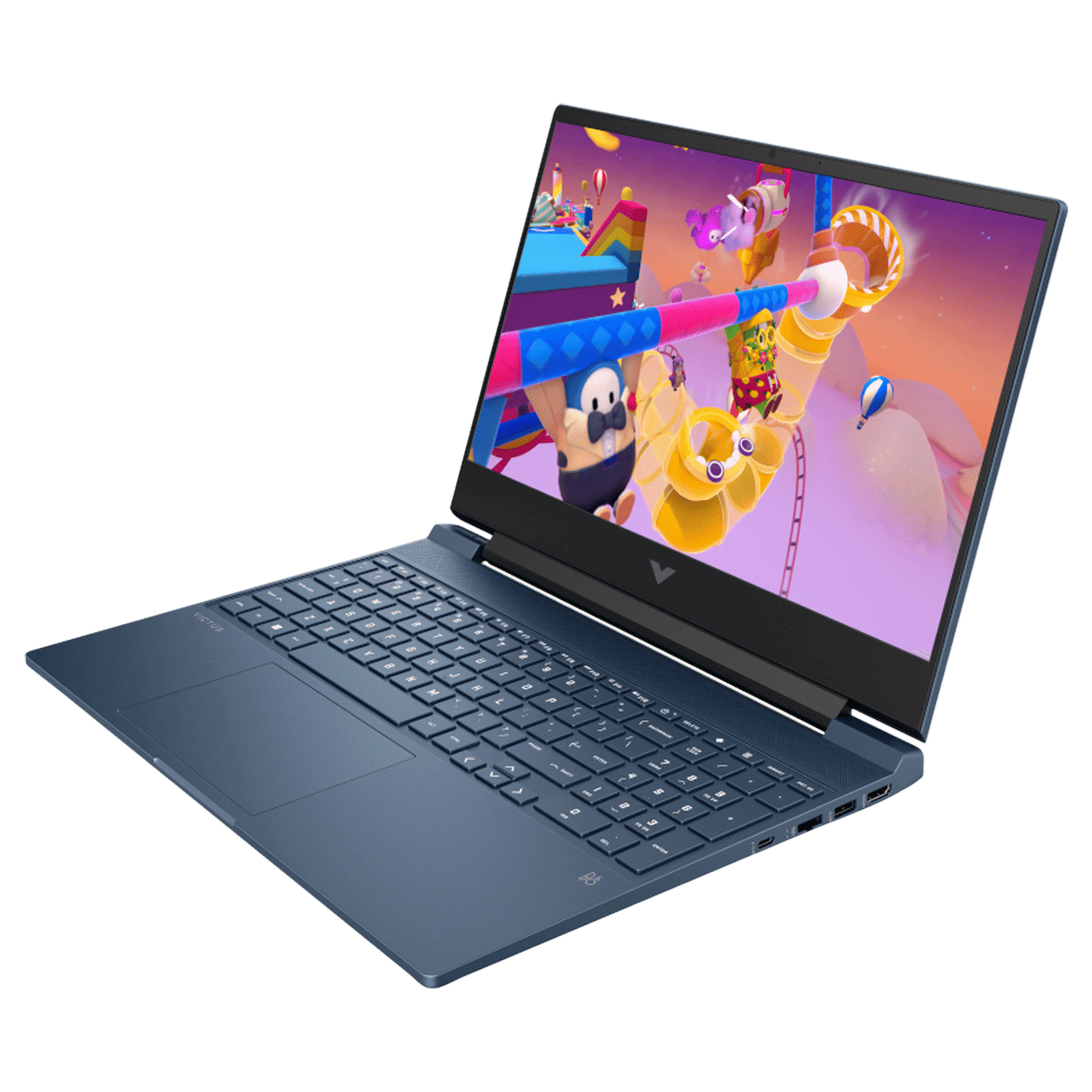 HP Victus 15-fb3124AX AMD Ryzen 7 Gaming Laptop (16GB, 512GB SSD, Windows 11 Home, 6GB Graphics, 15.6 inch 144 Hz Full HD Display, NVIDIA GeForce RTX 4050, MS Office Home 2024, Performance Blue, 2.29 KG)_3
