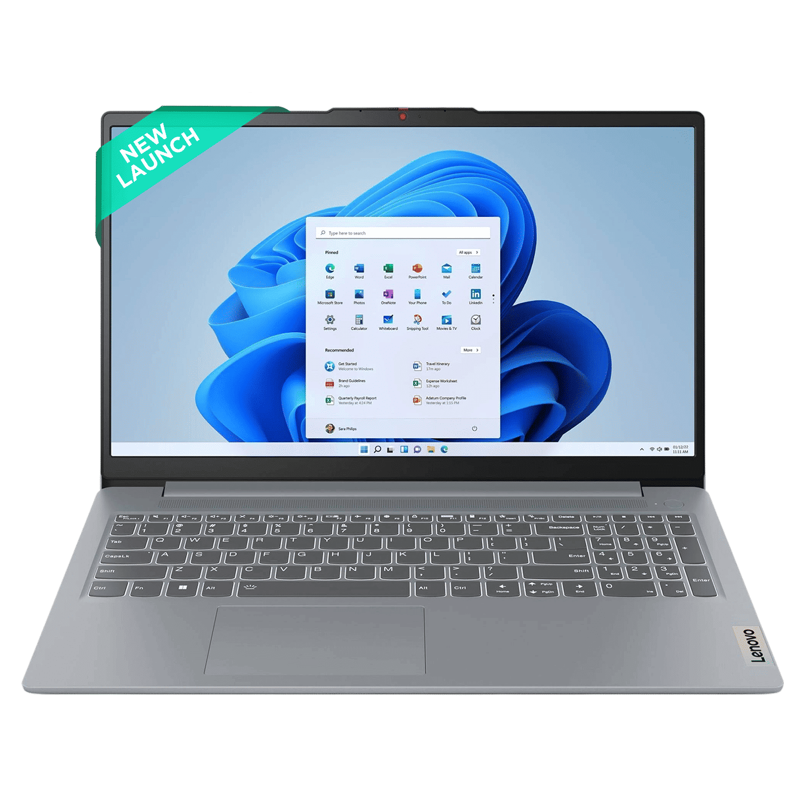 Lenovo IdeaPad Slim 3 15ABR8 AMD Ryzen 7 Thin & Light Laptop (16GB, 512GB SSD, Windows 11 Home, 15.6 inch Full HD Display, MS Office Home 2024, Arctic Grey, 1.62 KG)