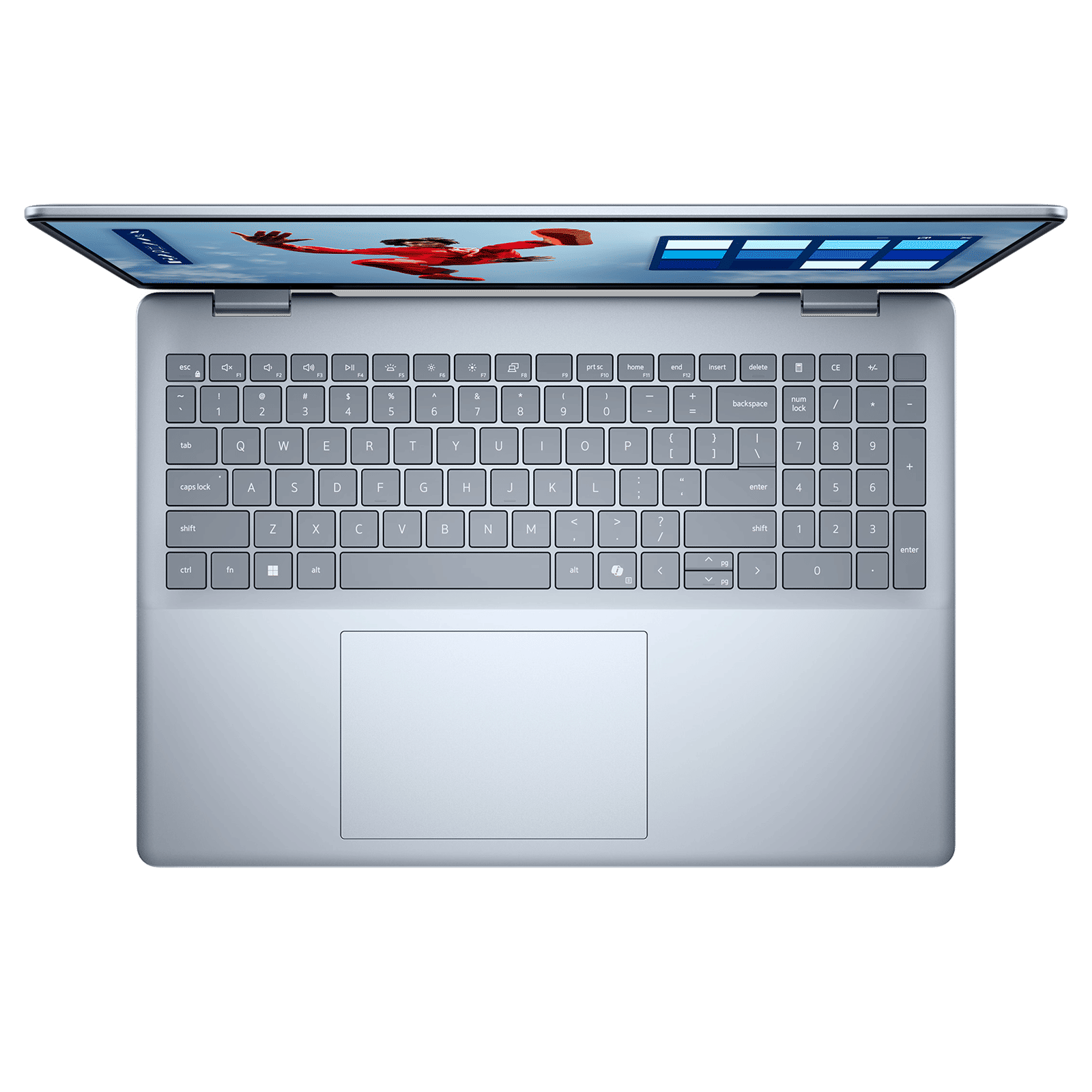 Dell 16 Plus Intel Core Ultra 5 Thin & Light Laptop (16GB, 512GB SSD, Windows 11 Home, 16 inch Full HD+ IPS Display, MS Office Home 2024, Ice Blue, 1.87 KG)_7