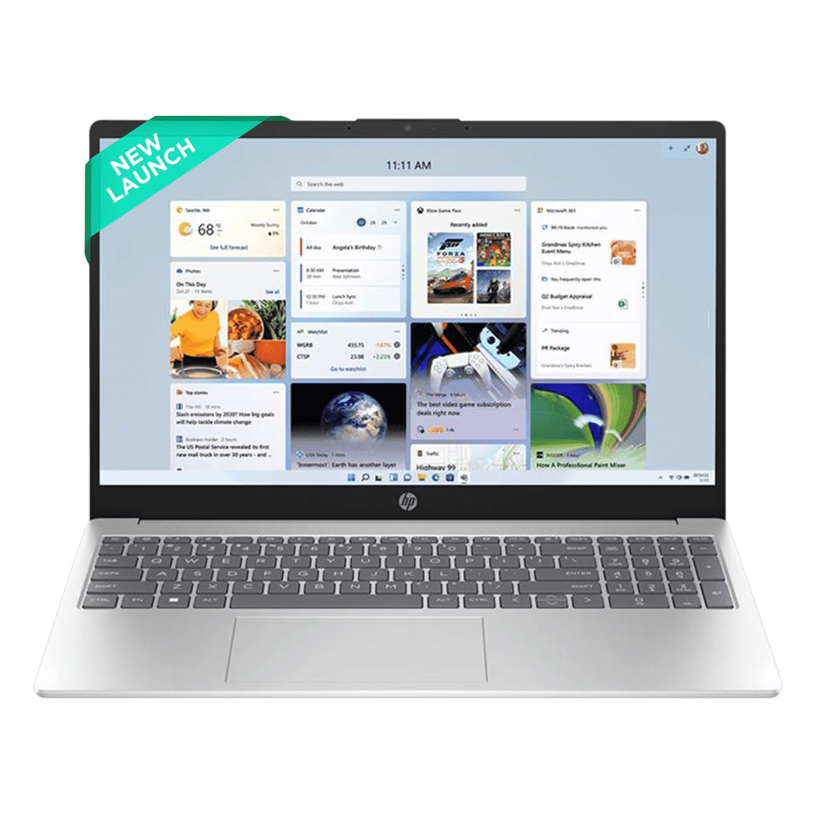 HP 15-fc0552AU AMD Ryzen 3 Thin & Light Laptop (8GB, 512GB SSD, Windows 11 Home, 15.6 inch Full HD Display, Natural Silver, 1.59 KG)