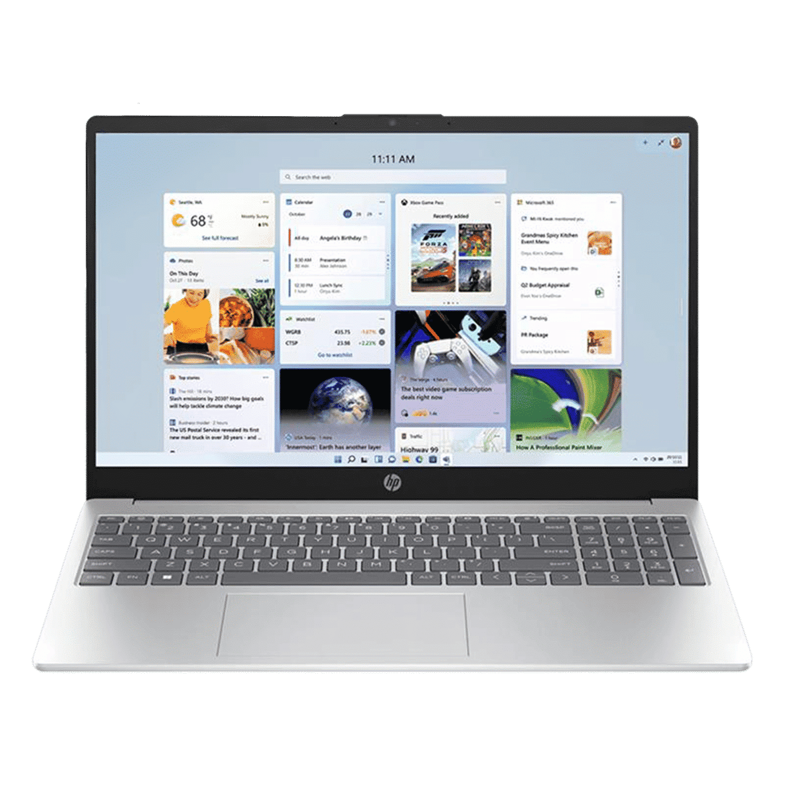 HP 15-fc0552AU AMD Ryzen 3 Thin & Light Laptop (8GB, 512GB SSD, Windows 11 Home, 15.6 inch Full HD Display, Natural Silver, 1.59 KG)_1