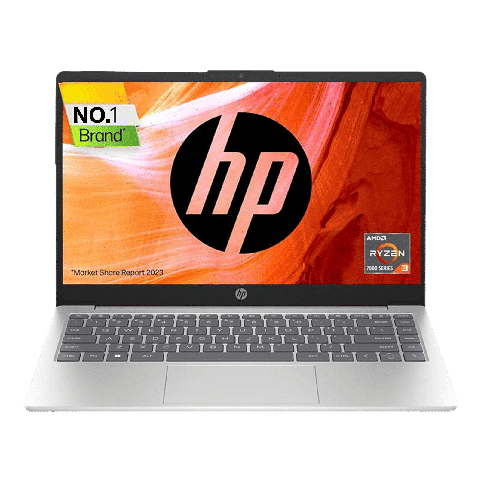 HP 14-em0243AU AMD Ryzen 3 Thin & Light Laptop (8GB, 512GB SSD, Windows 11 Home, 14 inch Full HD Display, Natural Silver, 1.40 KG)_1