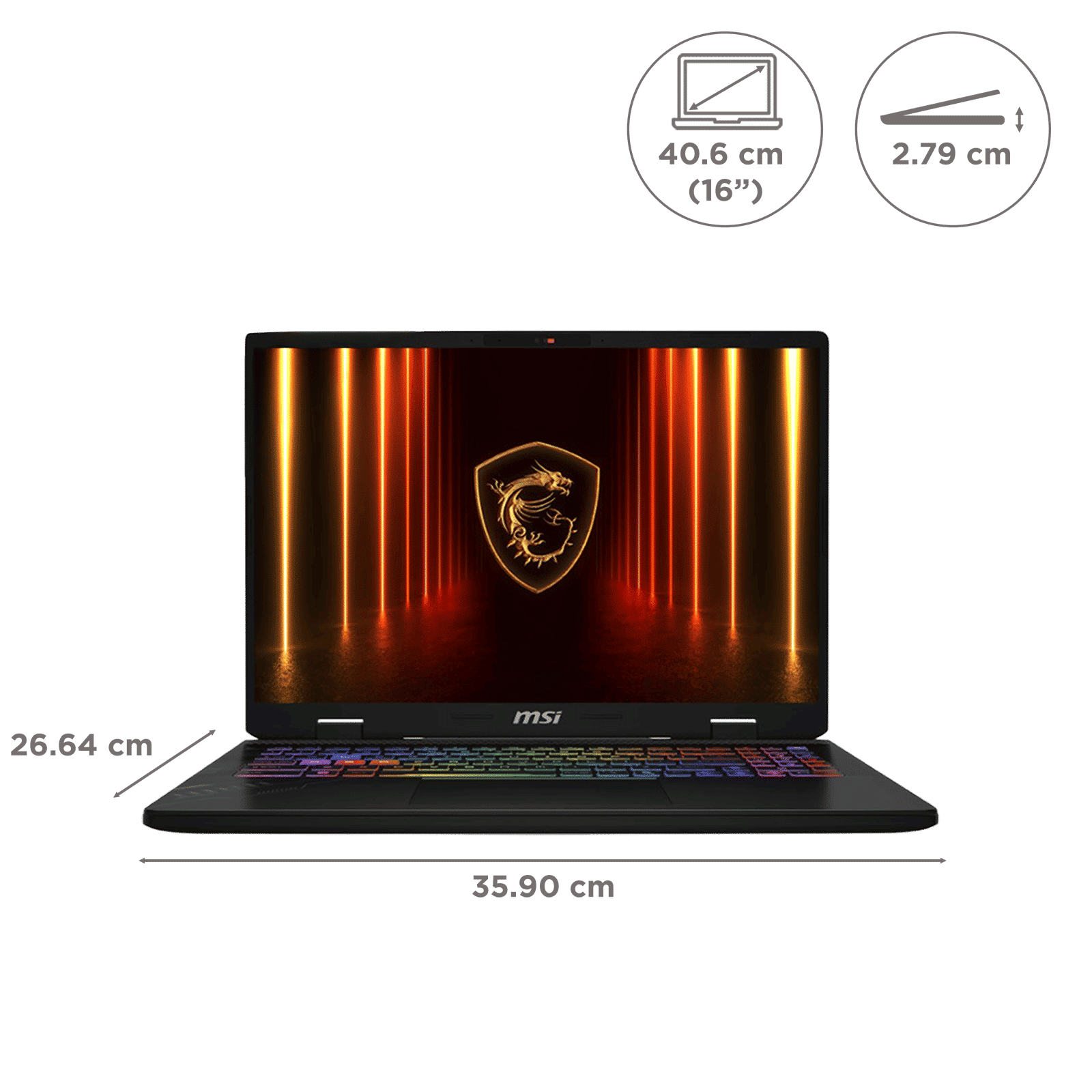 MSI Crosshair A16 HX D8WGKG-046IN AMD Ryzen 9 Gaming Laptop (16GB, 1TB SSD, Windows 11 Home, 8GB Graphics, 16 inch 240 Hz QHD+ Display, NVIDIA GeForce RTX 5070, MS Office Home 2024, Cosmos Gray, 2.5 KG) MSI Crosshair A16 HX D8WGKG-046IN AMD Ryzen 9 Gaming Laptop (16GB, 1TB SSD, Windows 11 Home, 8GB Graphics, 16 inch 240 Hz QHD+ Display, NVIDIA GeForce RTX 5070, MS Office Home 2024, Cosmos Gray, 2.5 KG)_2