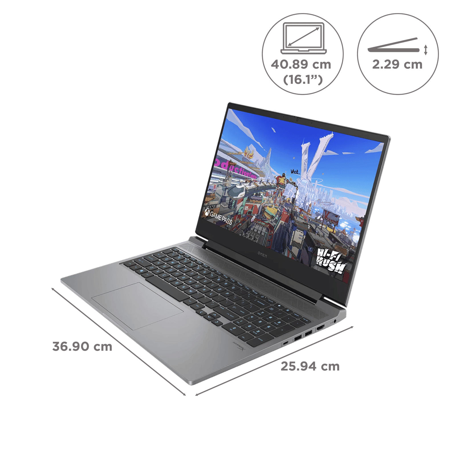 HP OMEN 16-ae0002TX Intel Core i7 14th Gen Gaming Laptop (16GB, 1TB SSD, Windows 11 Home, 8GB Graphics, 16.1 inch 165 Hz Full HD IPS Display, NVIDIA GeForce RTX 4060, MS Office Home 2024, Meteor Silver, 2.31 KG) HP OMEN 16-ae0002TX Intel Core i7 14th Gen Gaming Laptop (16GB, 1TB SSD, Windows 11 Home, 8GB Graphics, 16.1 inch 165 Hz Full HD IPS Display, NVIDIA GeForce RTX 4060, MS Office Home 2024, Meteor Silver, 2.31 KG)_2