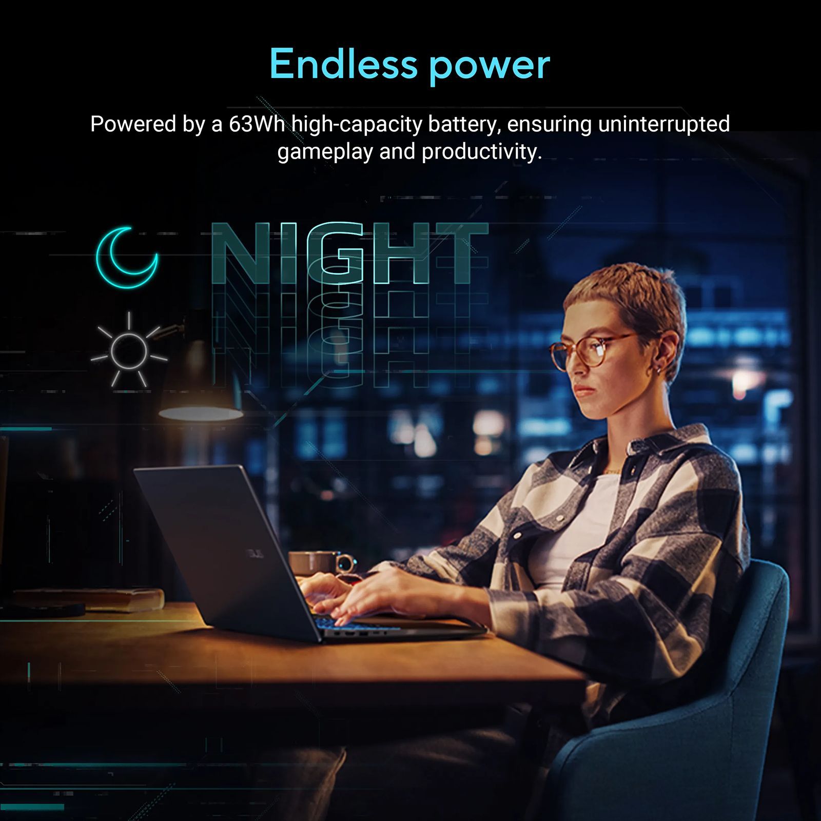 ASUS V16 V3607VU-RP550WS Intel Core 5 Gaming Laptop (16GB, 512GB SSD, Windows 11 Home, 6GB Graphics, 16 inch 144 Hz WUXGA IPS Display, NVIDIA GeForce RTX 4050, MS Office Home 2024, Black, 1.95 KG)_18