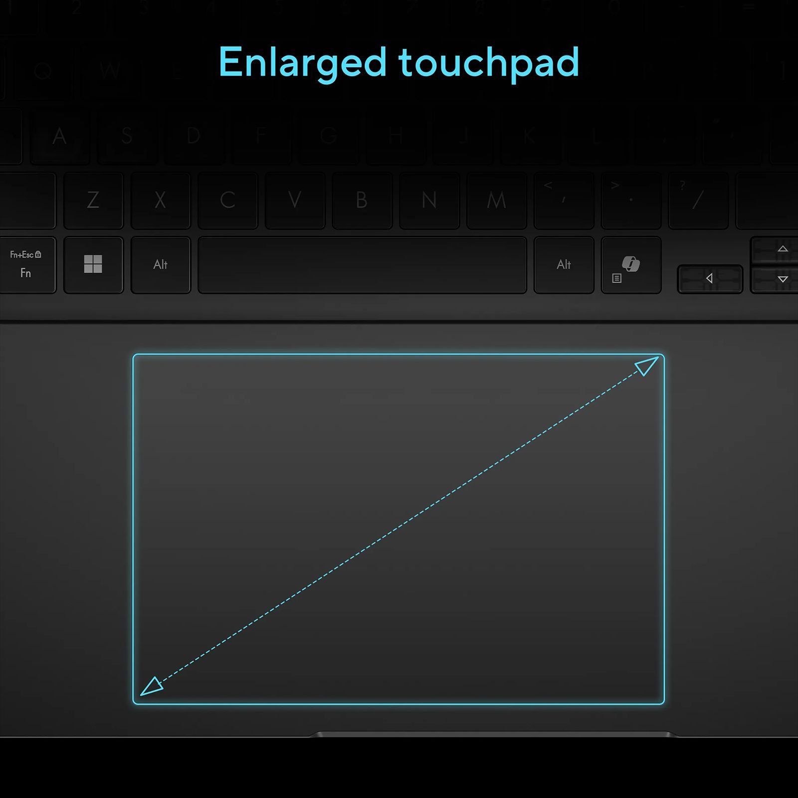 ASUS V16 V3607VU-RP550WS Intel Core 5 Gaming Laptop (16GB, 512GB SSD, Windows 11 Home, 6GB Graphics, 16 inch 144 Hz WUXGA IPS Display, NVIDIA GeForce RTX 4050, MS Office Home 2024, Black, 1.95 KG)_8