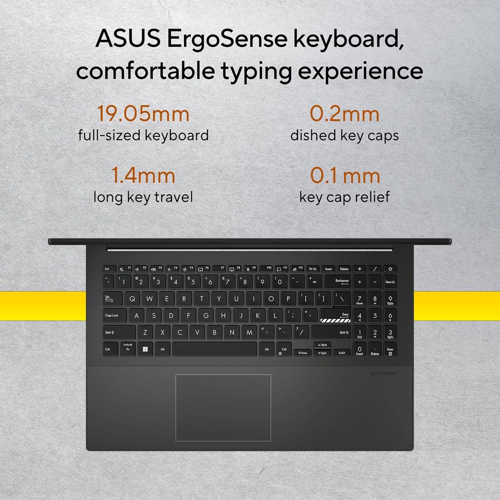 ASUS Vivobook Go 15 E1504FA-NJ5542WS AMD Ryzen 5 Thin & Light Laptop (16GB, 512GB SSD, Windows 11 Home, 15.6 inch Full HD Display, MS Office Home 2024, Mixed Black, 1.63 KG)_12