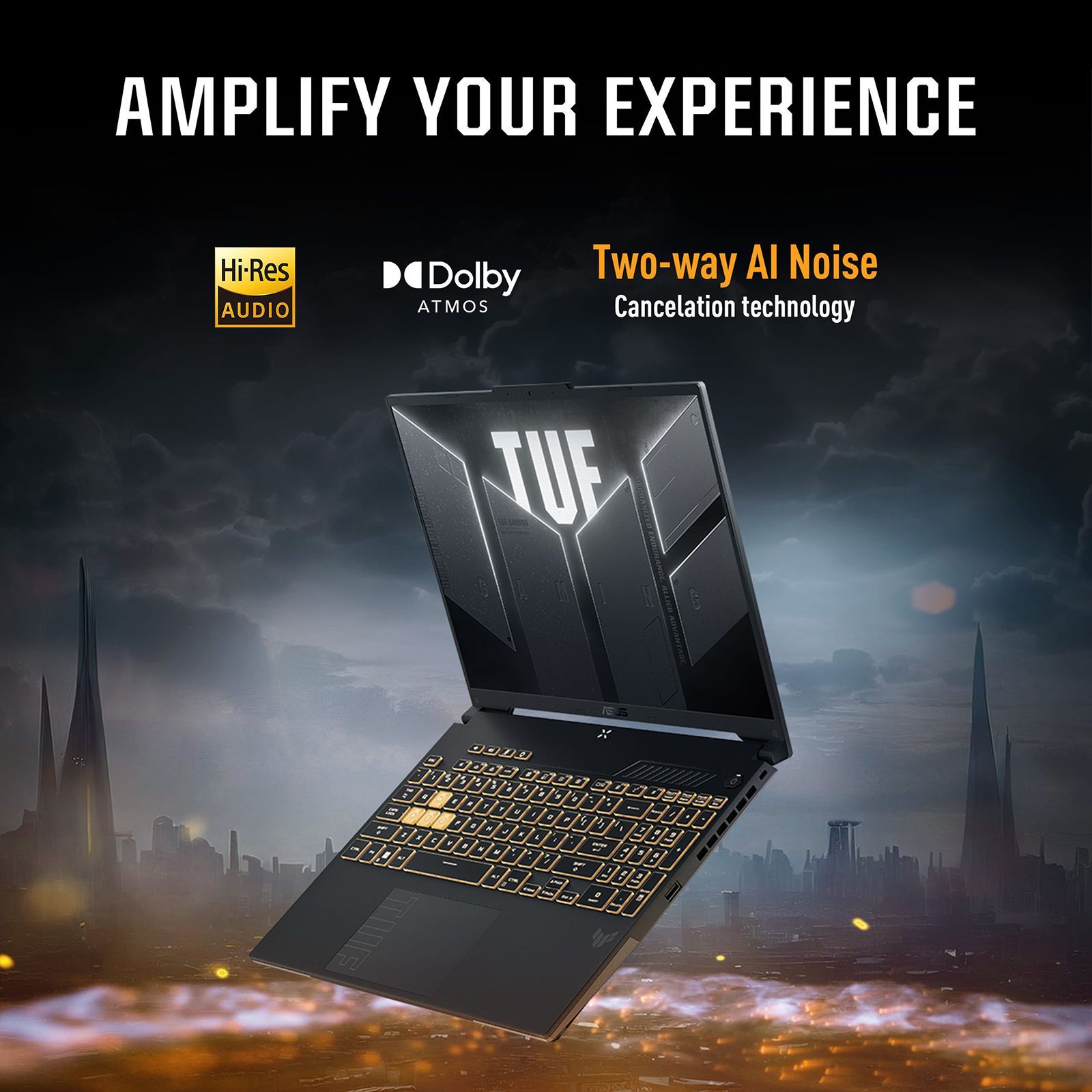 ASUS TUF F16 FX677VU-RL055WS Intel Core 5 Gaming Laptop (16GB, 512GB SSD, Windows 11 Home, 6GB Graphics, 16 inch 144 Hz FHD+ WUXGA Display, NVIDIA GeForce RTX 4050, MS Office Home 2024, Mecha Gray, 2.20 KG)_13