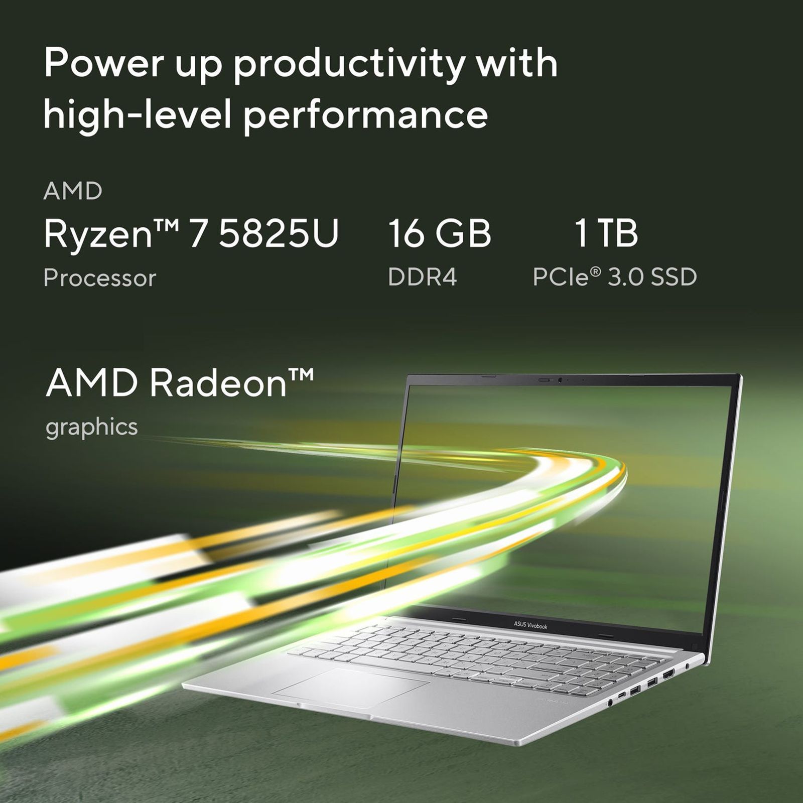 ASUS Vivobook 15 M1502YA-BQ712WS AMD Ryzen 7 5825U Laptop (16GB, 1TB SSD, Windows 11 Home, 15.6 inch Full HD IPS Display, MS Office Home 2024, Cool Silver, 1.7 KG)_14