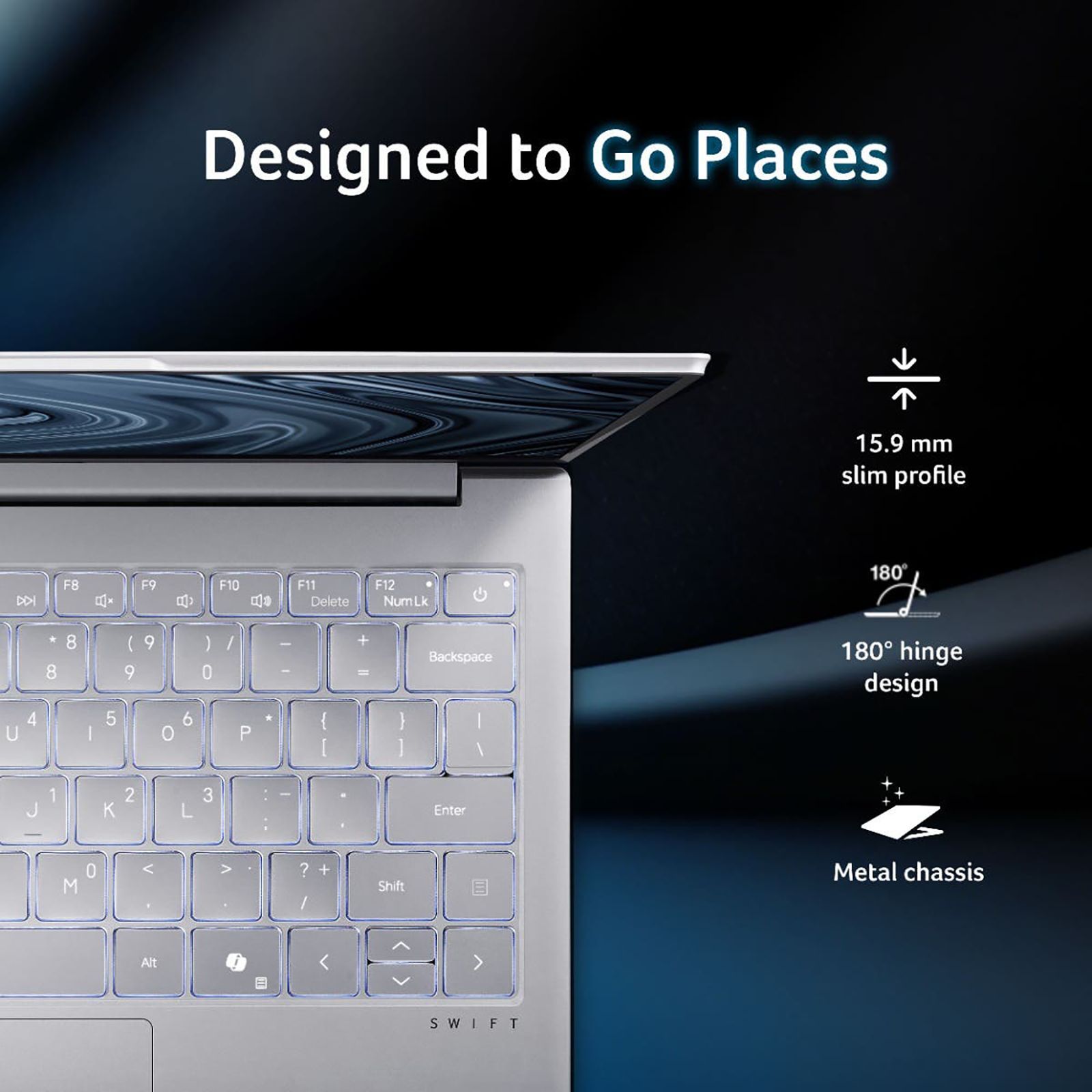 Acer Swift Lite 14 SFL14-54M Intel Core Ultra 5 Thin & Light Laptop (16GB RAM, 512GB SSD, Windows 11 Home, 14 inch WUXGA OLED Display, Microsoft Office, Light Silver, 1.10 KG) Acer Swift Lite 14 SFL14-54M Intel Core Ultra 5 Thin & Light Laptop (16GB RAM, 512GB SSD, Windows 11 Home, 14 inch WUXGA OLED Display, Microsoft Office, Light Silver, 1.10 KG)_5