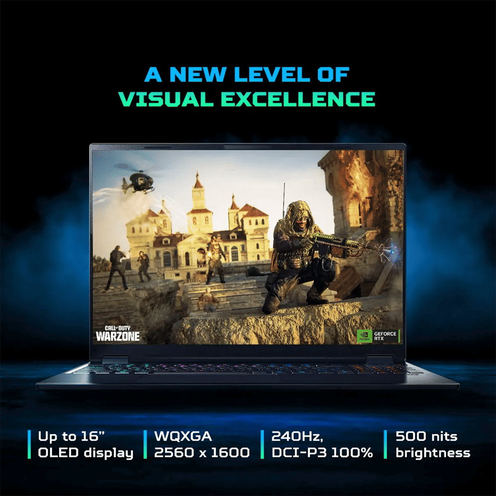 Acer Predator Helios Neo 16S PHN16S-71 Intel Core Ultra 7 Gaming Laptop (16GB, 1TB SSD, Windows 11 Home, 8GB Graphics, 16 inch 240 Hz OLED Display, NVIDIA GeForce RTX 5050, Abyssal Black, 2.3 KG)_3