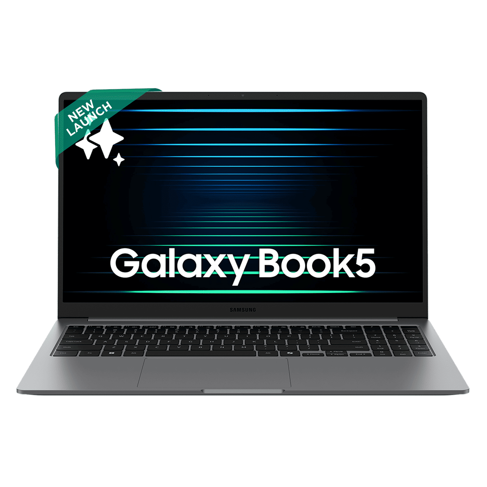 SAMSUNG Galaxy Book5 Intel Core Ultra 7 Thin & Light Laptop (16GB, 512GB SSD, Windows 11 Home, 15.6 inch Full HD IPS Display, MS Office Home 2024, Gray, 1.55 KG)