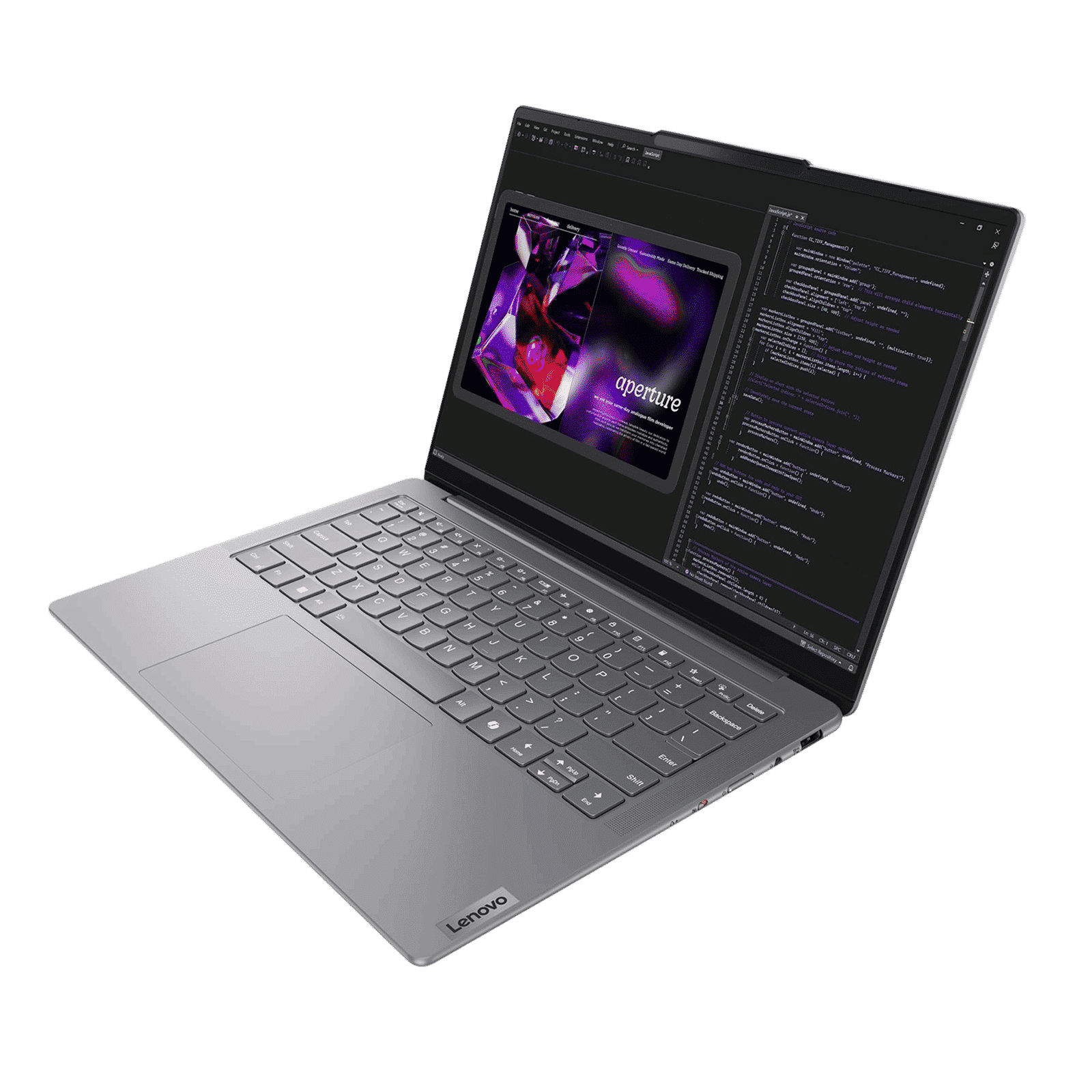 Lenovo Yoga Slim 7 14IMH9 Intel Core 9 Thin & Light Laptop (32GB, 1TB SSD, WIndows 11 Home, 14 inch WUXGA OLED Display, MS Office Home 2024, Luna Grey, 1.39 KG) Lenovo Yoga Slim 7 14IMH9 Intel Core 9 Thin & Light Laptop (32GB, 1TB SSD, WIndows 11 Home, 14 inch WUXGA OLED Display, MS Office Home 2024, Luna Grey, 1.39 KG)_4