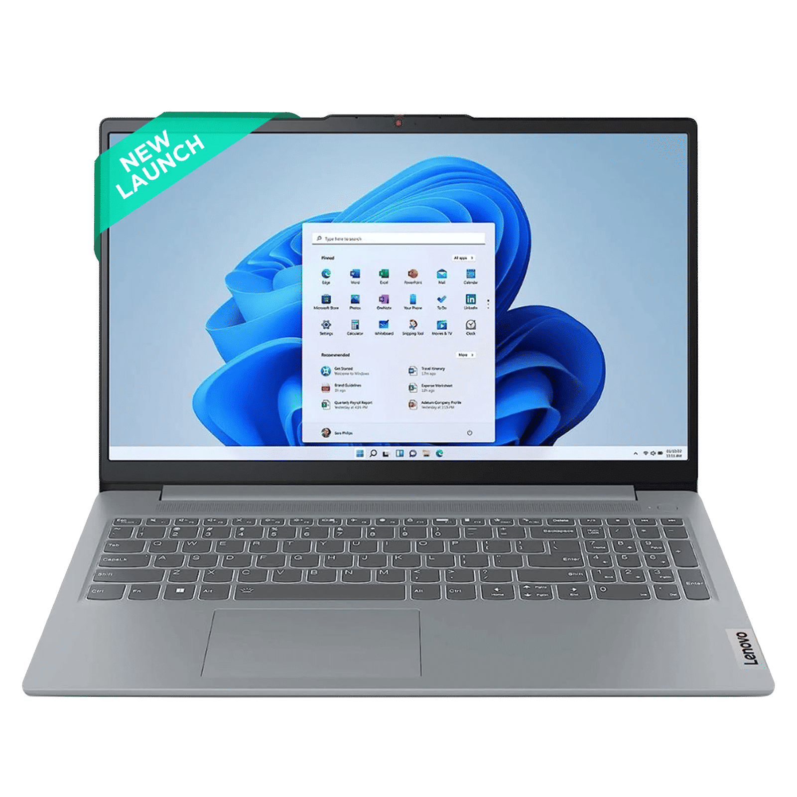 Lenovo IdeaPad Slim 3 15IRU8 Intel Core i3 13th Gen Thin & Light Laptop (8GB, 512GB SSD, Windows 11 Home, 15.6 inch Full HD Display, MS Office Home 2024, Arctic Grey, 1.62 KG)