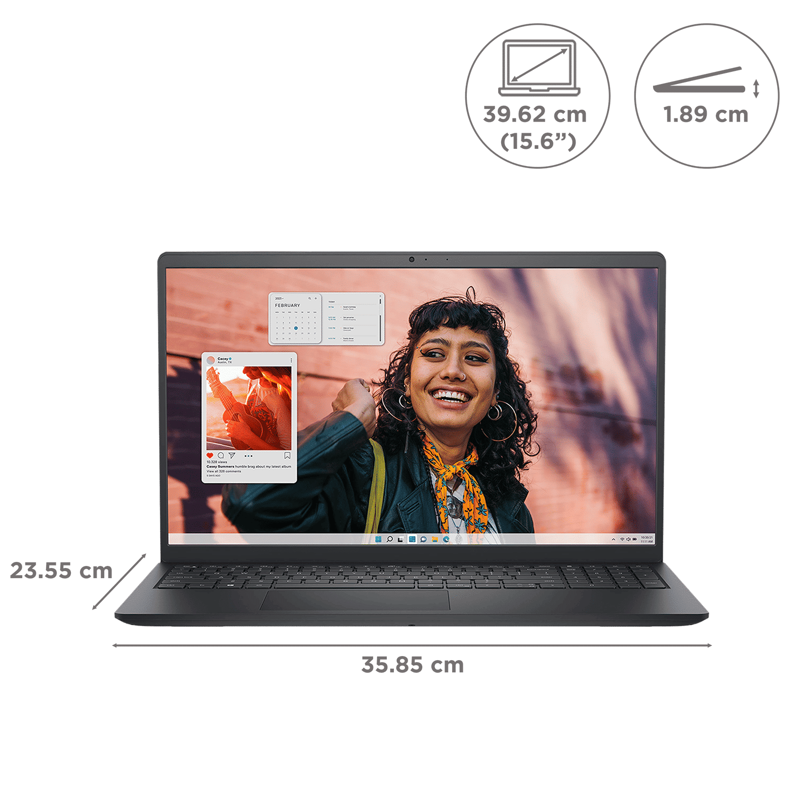 DELL Inspiron 15 Intel Core i5 13th Gen Thin & Light Laptop (8GB, 512GB SSD, Windows 11 Home, 15.6 inch Full HD IPS Display, MS Office Home, Carbon Black, 1.62 KG) DELL Inspiron 15 Intel Core i5 13th Gen Thin & Light Laptop (8GB, 512GB SSD, Windows 11 Home, 15.6 inch Full HD IPS Display, MS Office Home, Carbon Black, 1.62 KG)_2