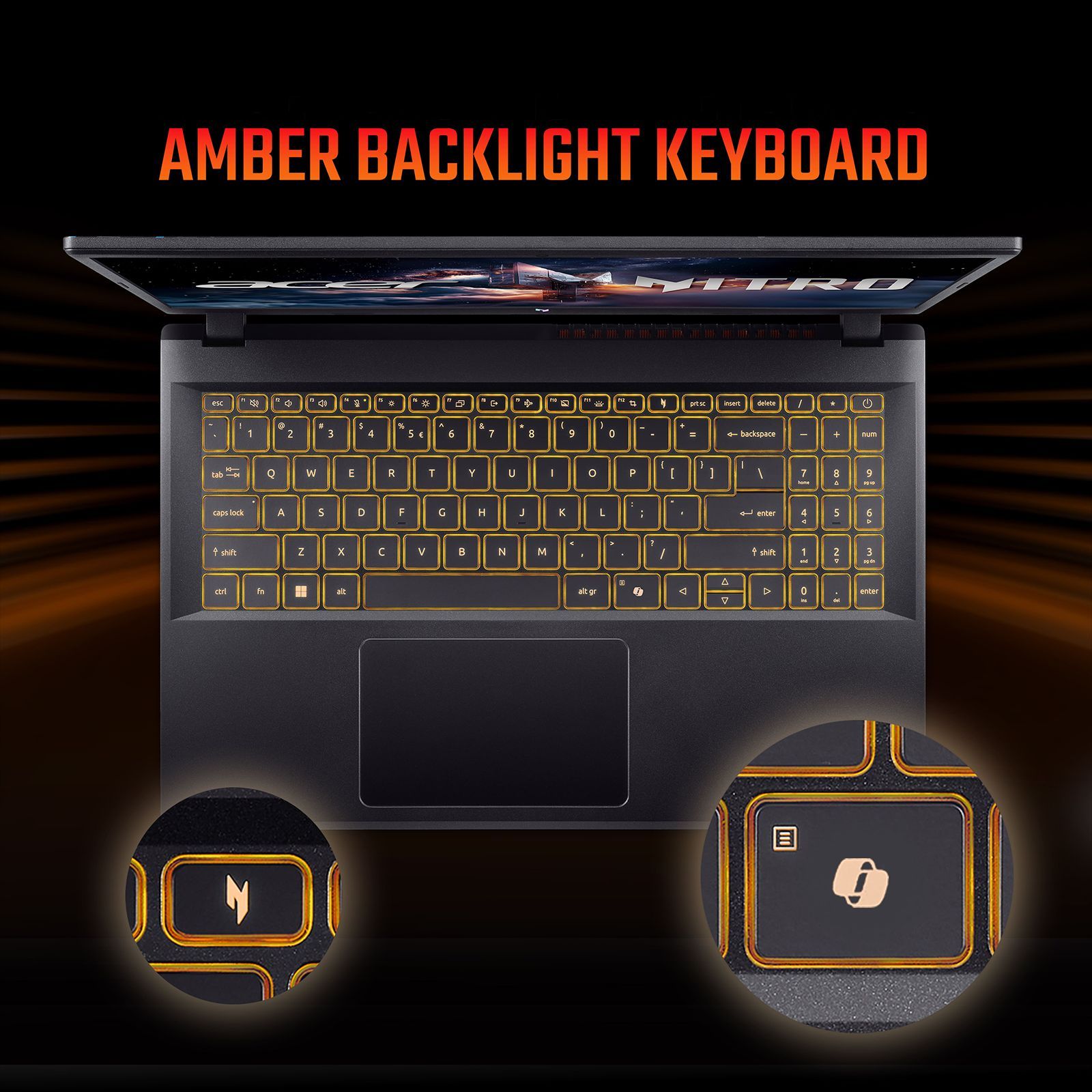 acer Nitro V15 ANV15-52 Intel Core i7 13th Gen Gaming Laptop (16GB, 512GB SSD, Windows 11, 8GB Graphics, 15.6 inch 165 Hz Full HD IPS Display, NVIDIA GeForce RTX 5060, MS Office, 2.11 KG)_7